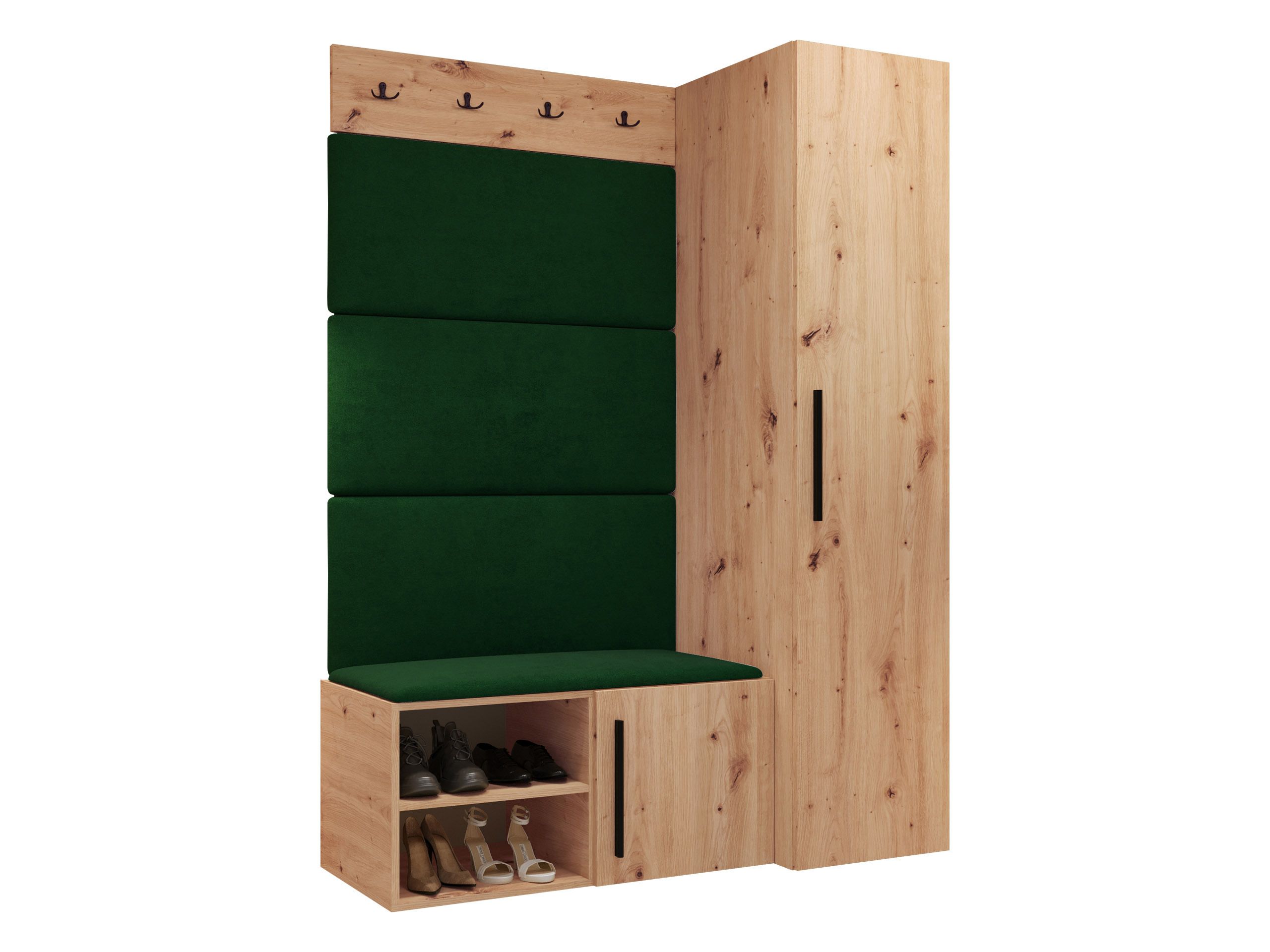 Komplet za predsobo Nitos II (Artisan hrast)