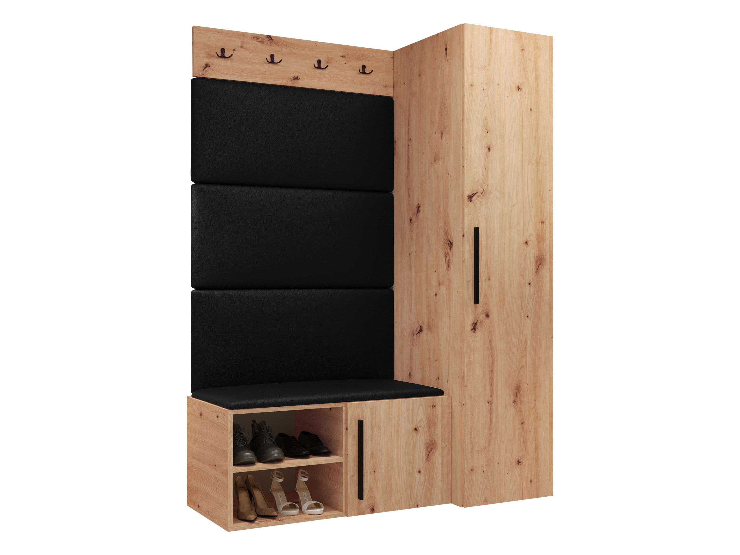 Komplet za predsobo Nitos II (Artisan hrast)