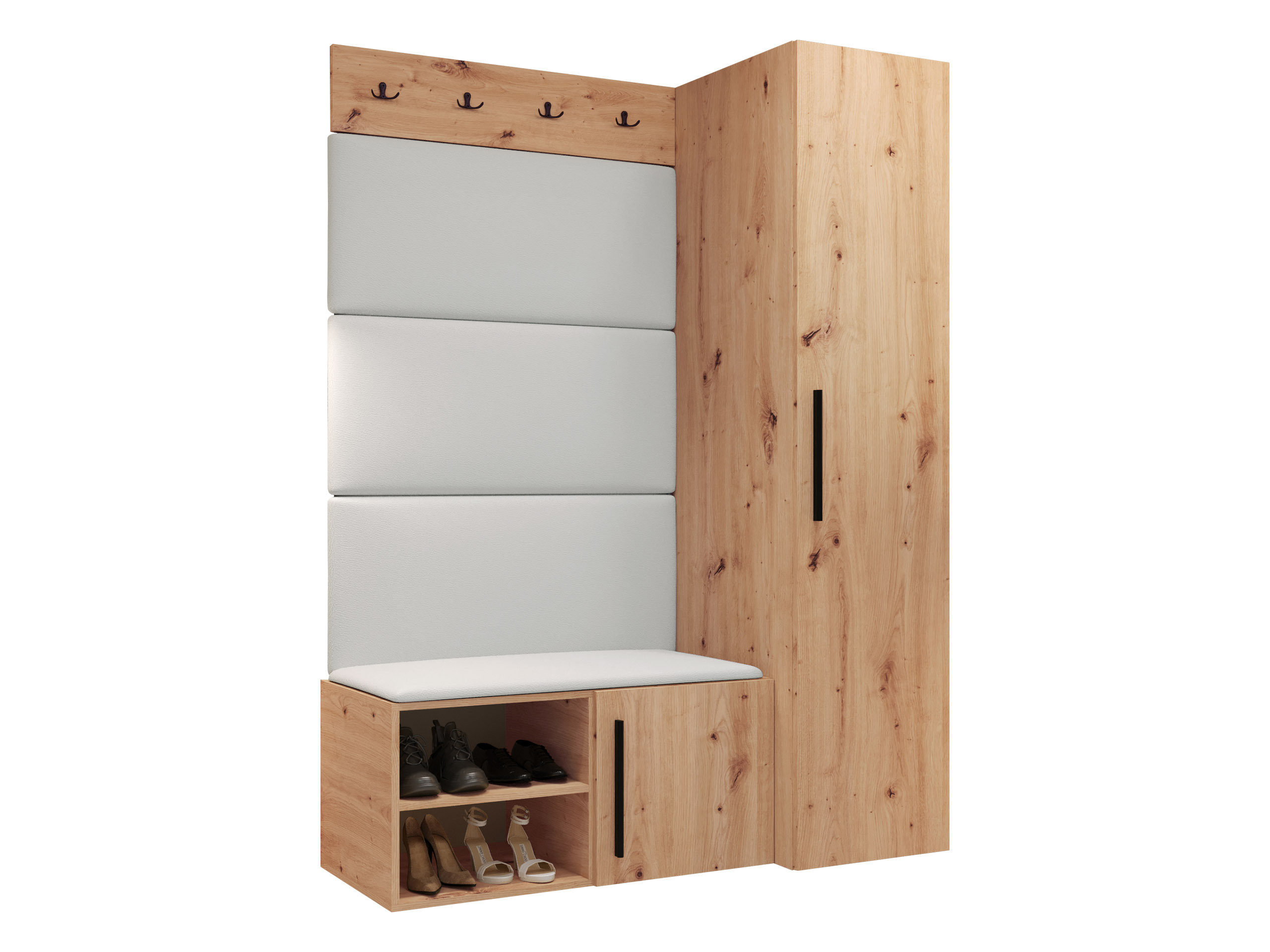 Komplet za predsobo Nitos II (Artisan hrast)