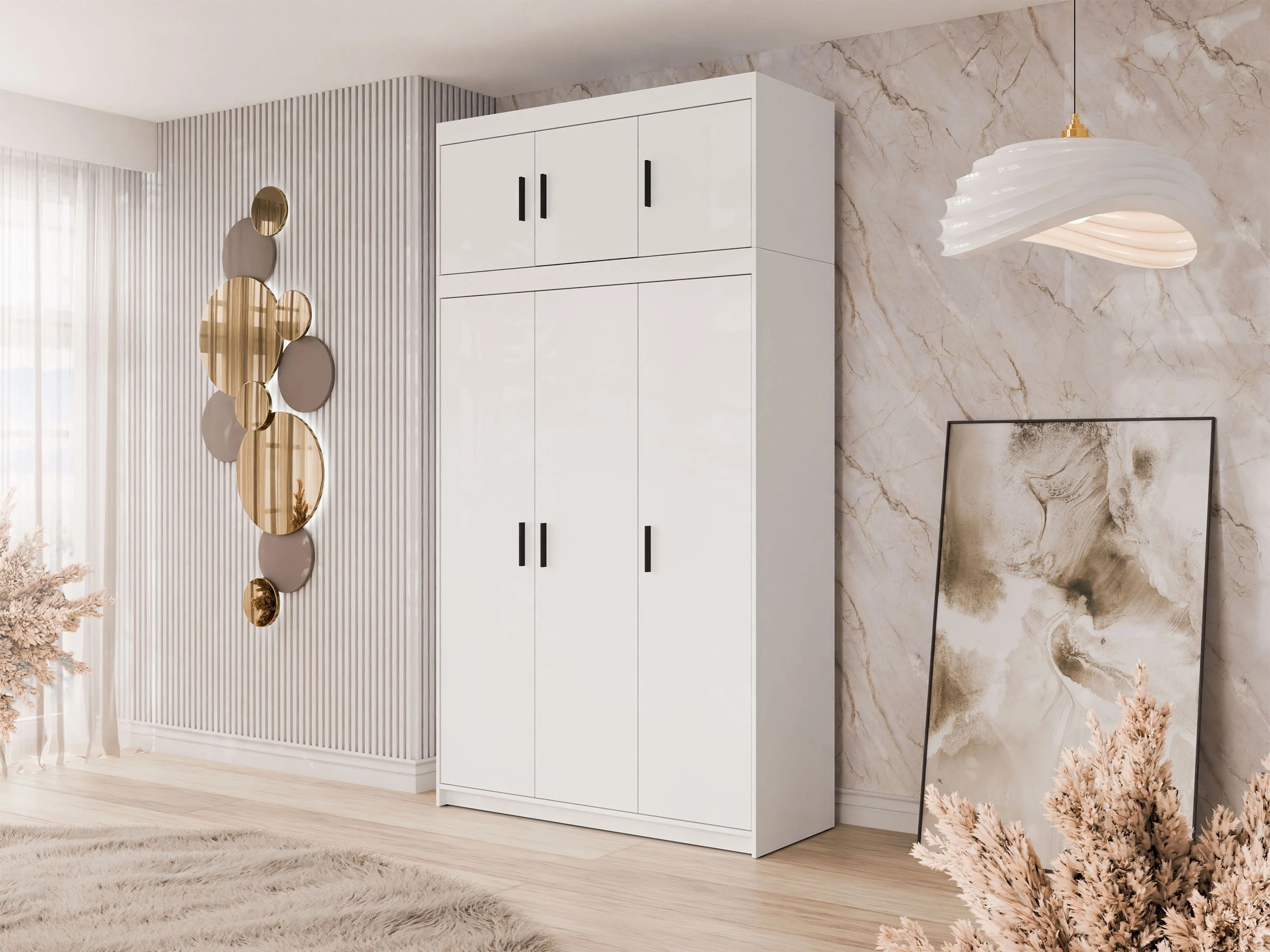 Garderobna omara Novduni 104 (Bela)