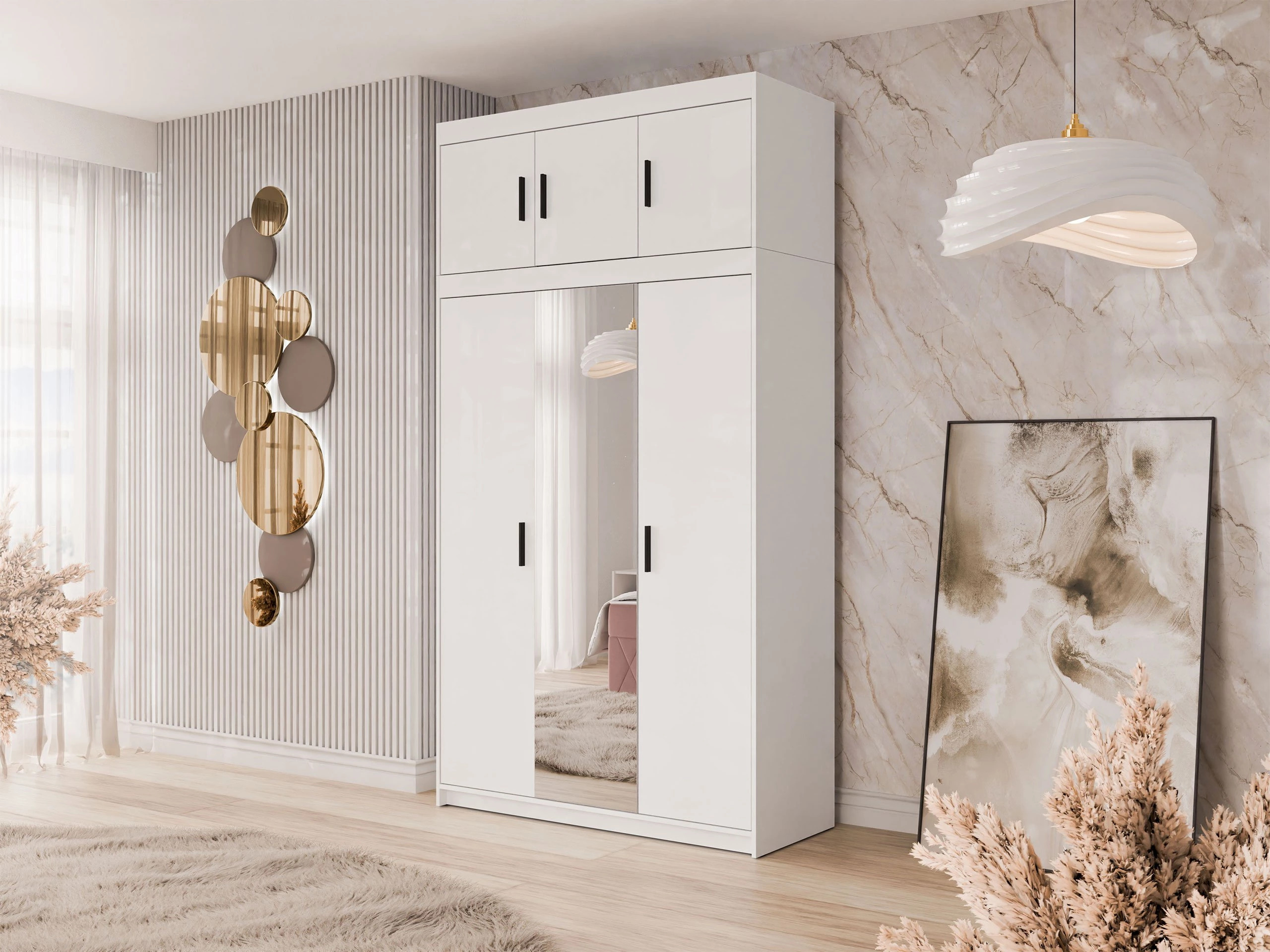 Garderobna omara Novduni 105 (Bela)