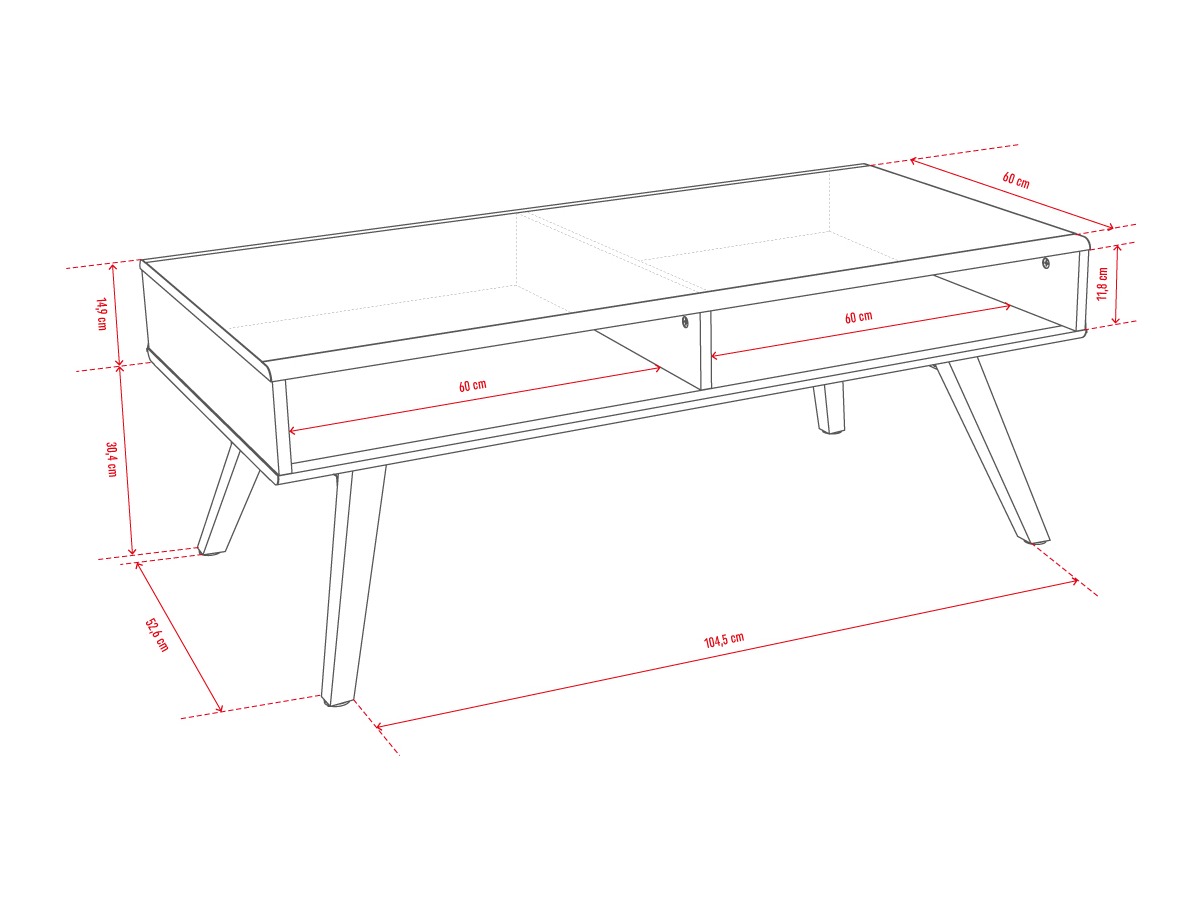 Klubska mizica Ruvruvi 114