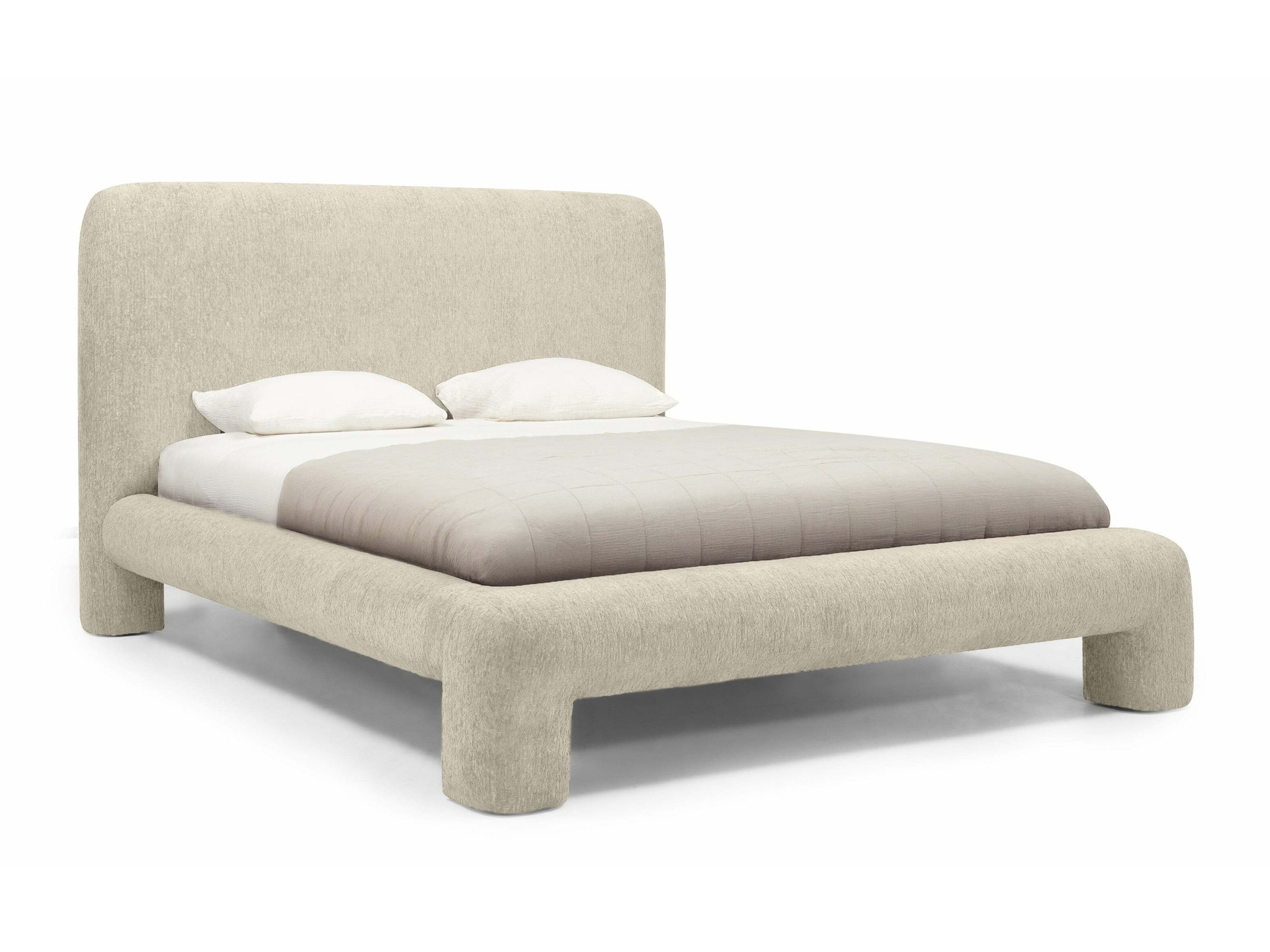 Postelja Burleson 501 (Svetlo siva)