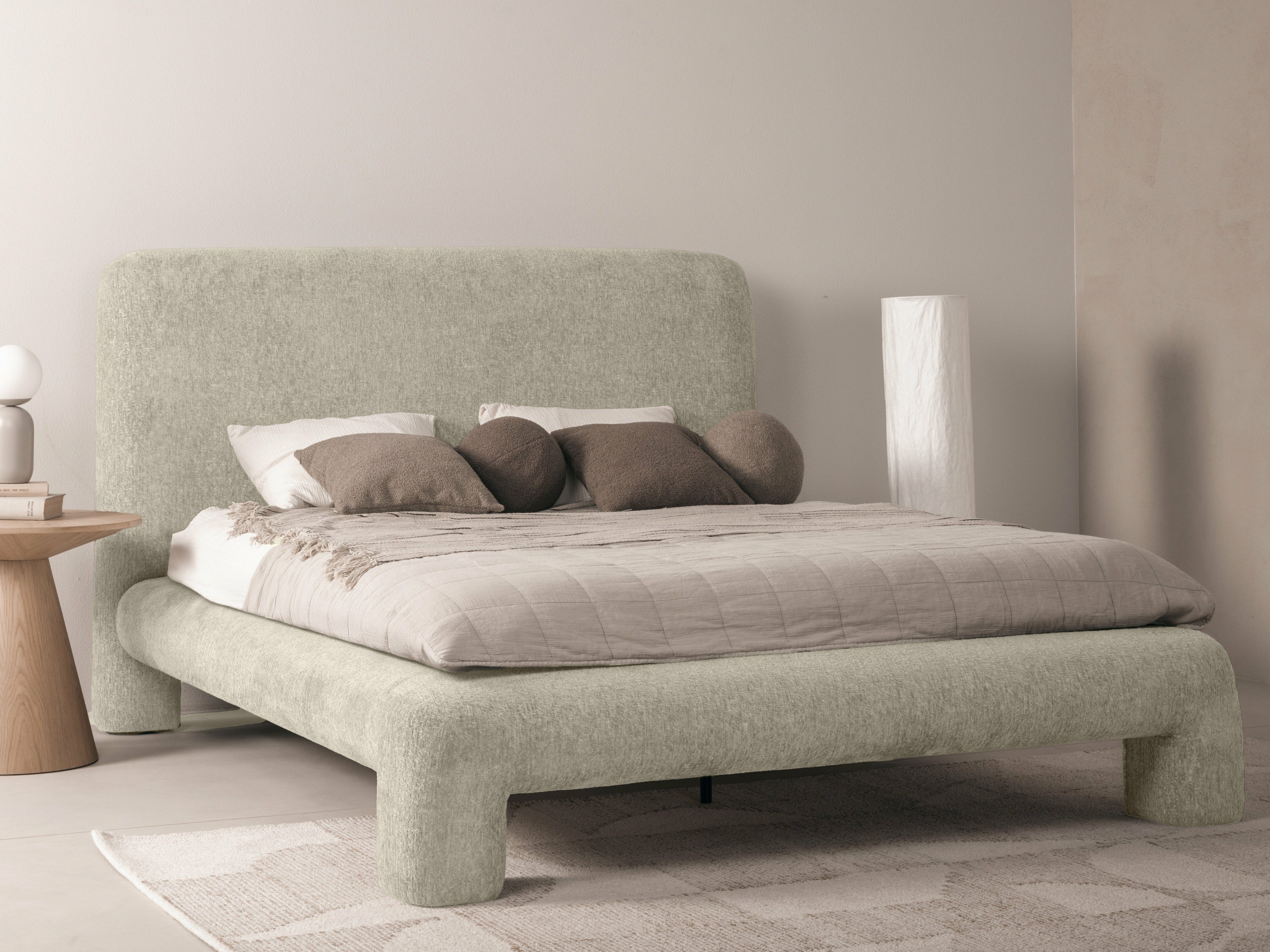 Postelja Burleson 501 (Svetlo siva)