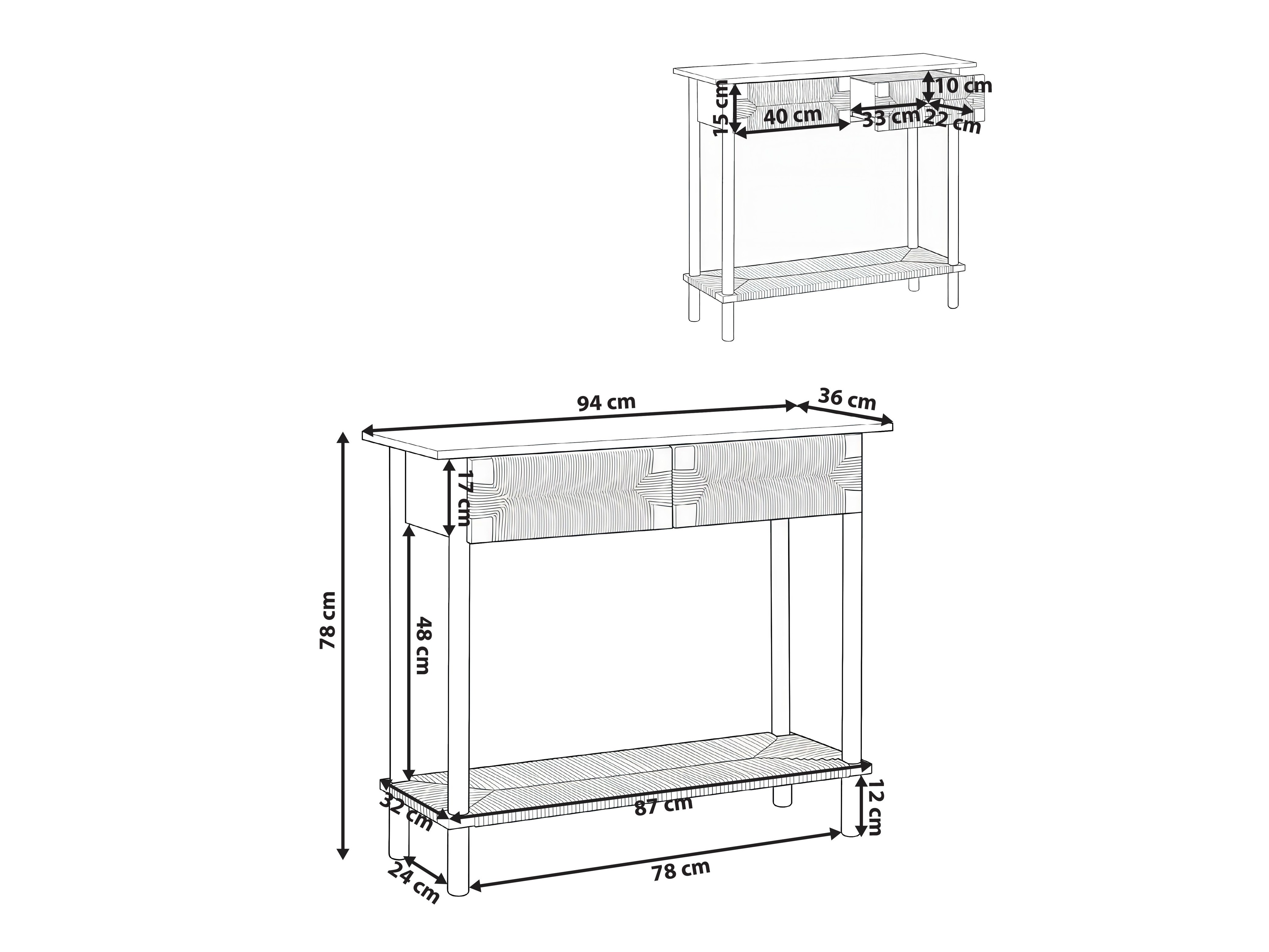 Konzolna miza Ruvmoro 103