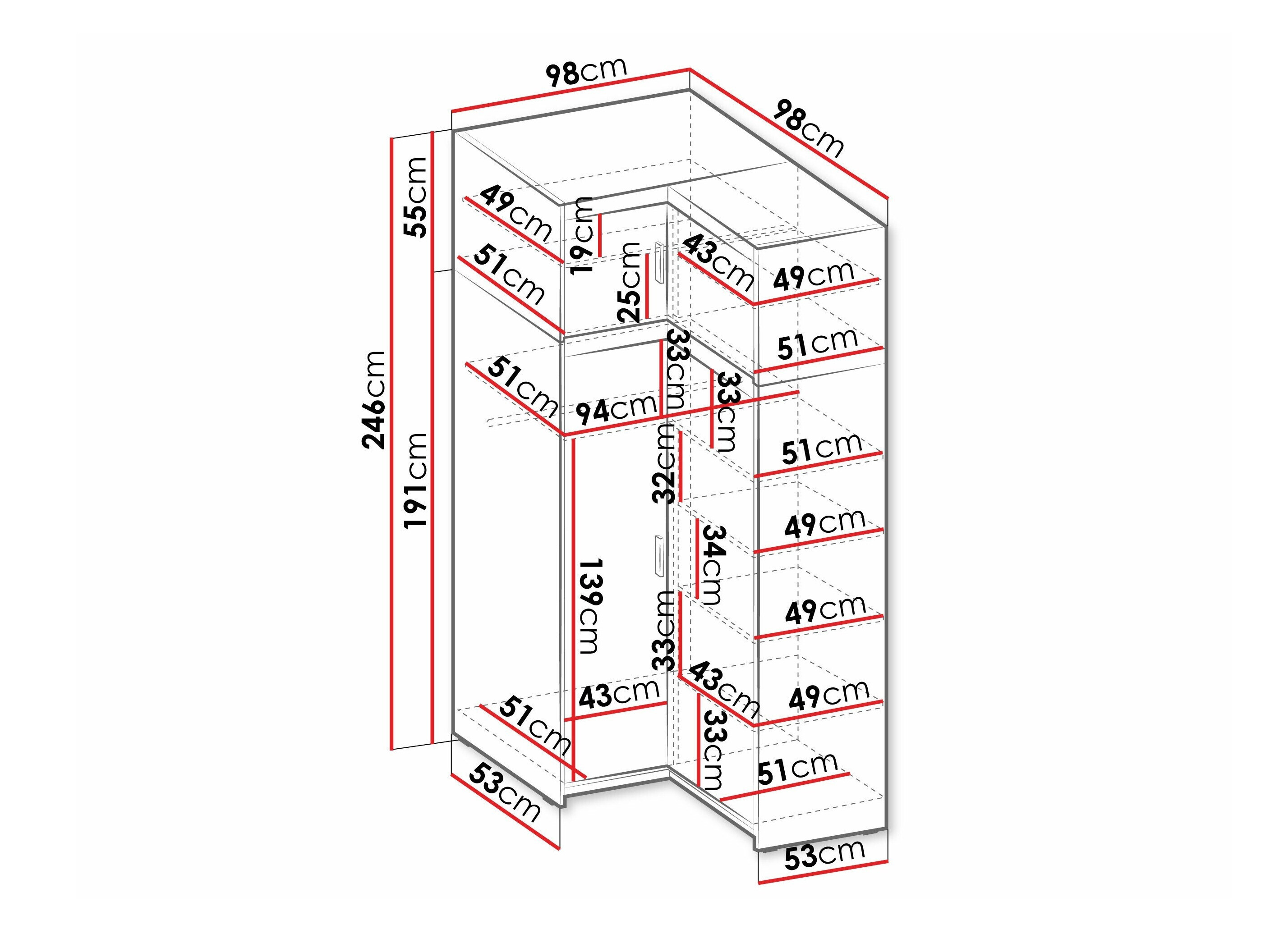 Kotna omara Novduni 121 (Bela)