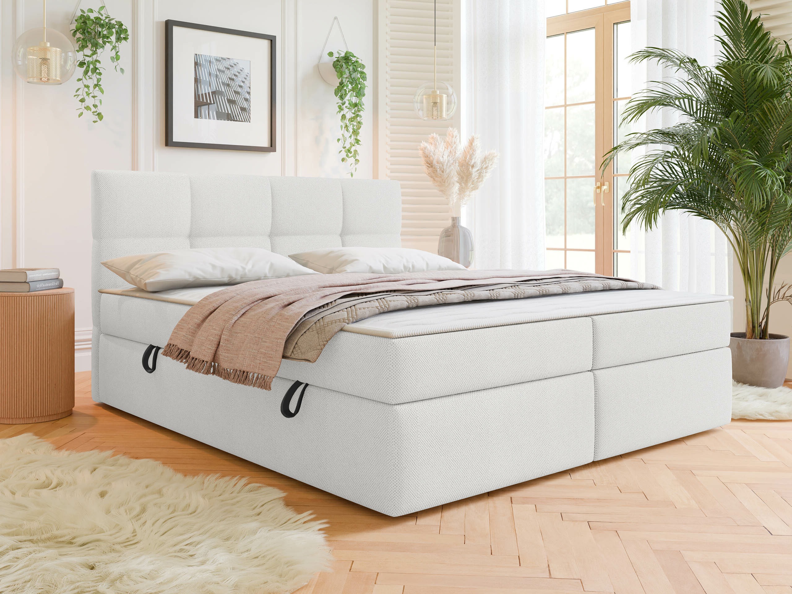 Boxspring postelja ComfiDream Nivina (Curio 80)