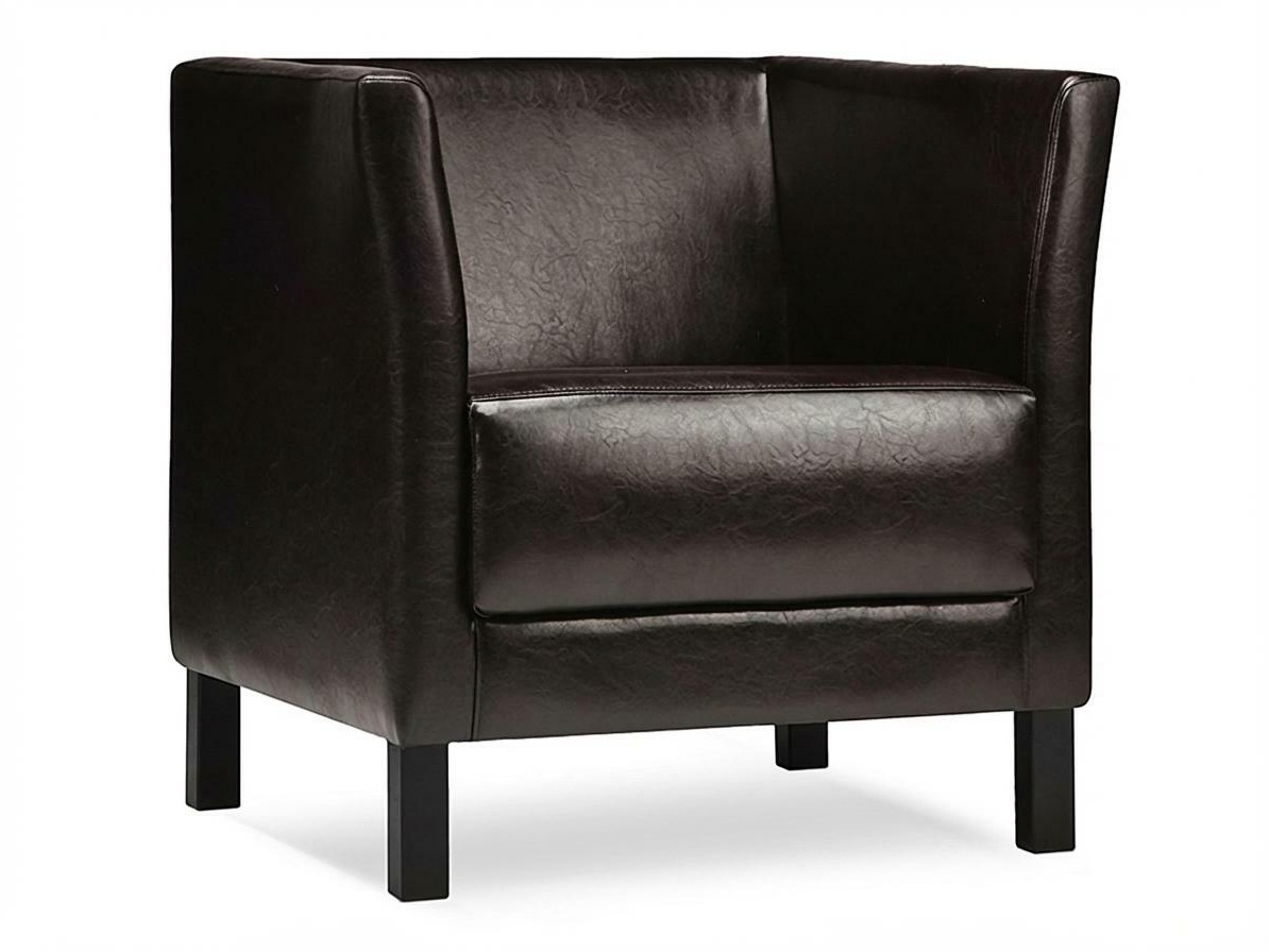 Fotelj Dalrevu 100 (Temno rjava)