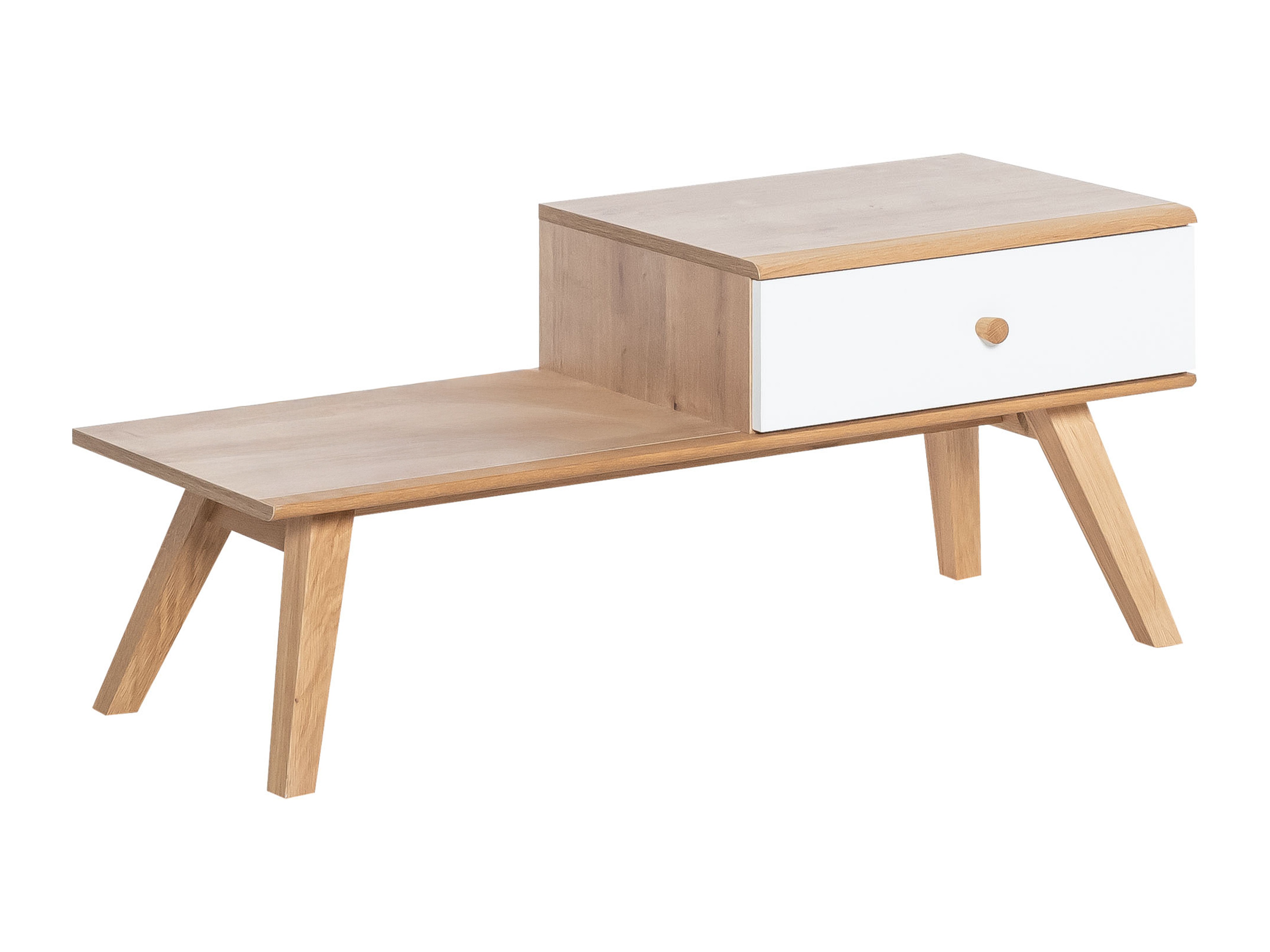 Klop Ruvruvi 117 (Bela + Hrast)