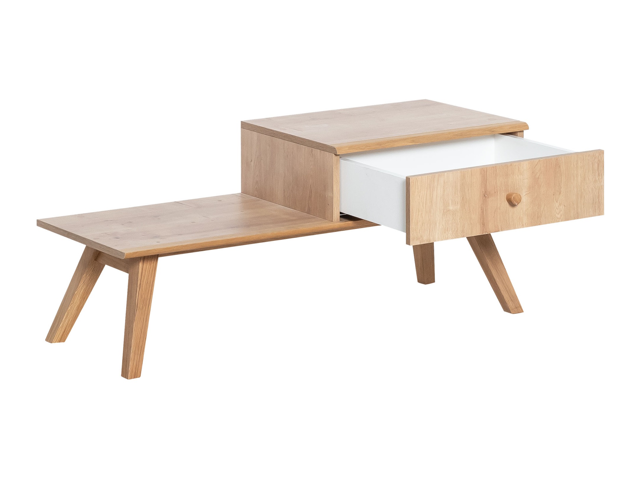 Klop Ruvruvi 117 (Bela + Hrast)