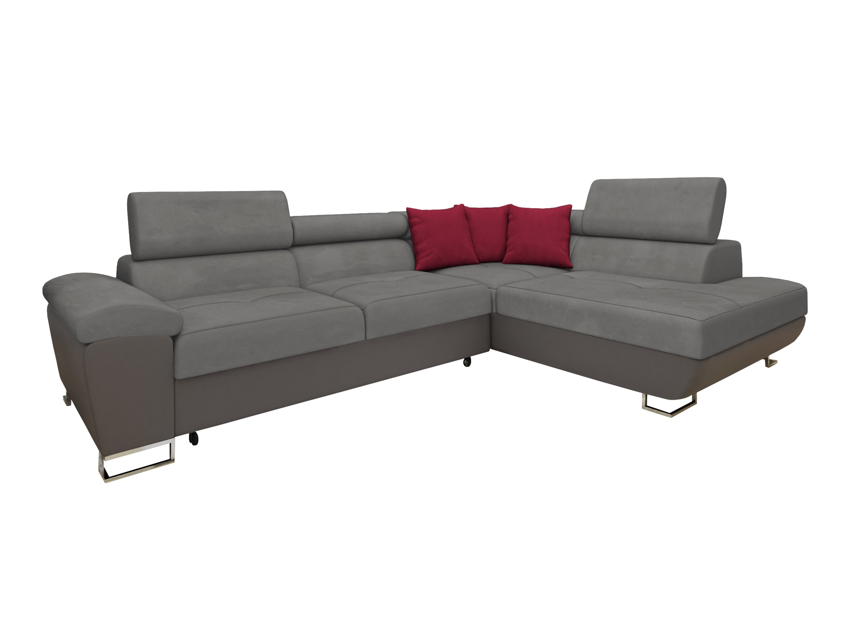 Kotna garnitura Comfivo Ruta II (Soft 029 + Uttario Velvet 2971 + Kronos 02)