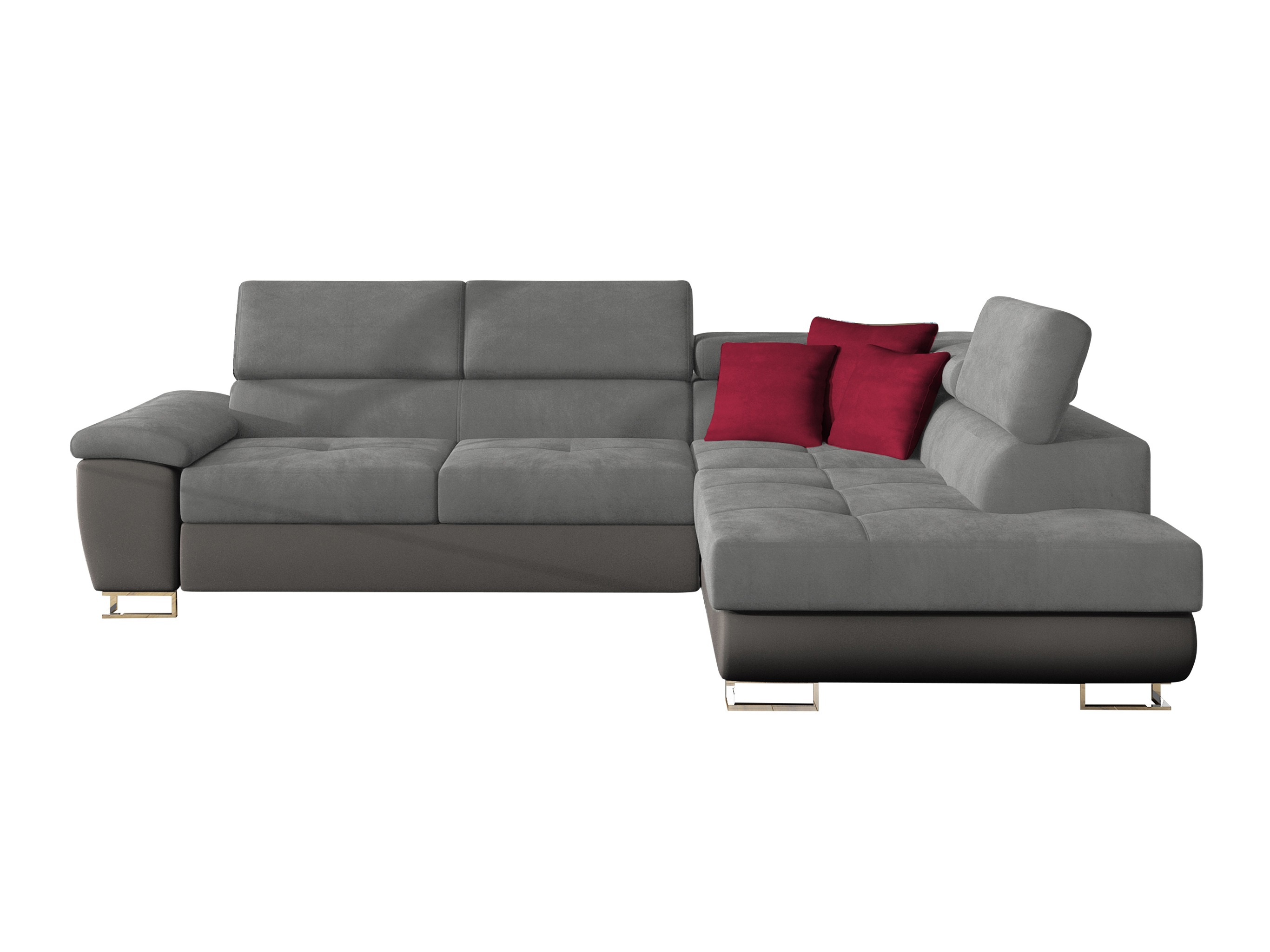 Kotna garnitura Comfivo Ruta II (Soft 029 + Uttario Velvet 2971 + Kronos 02)