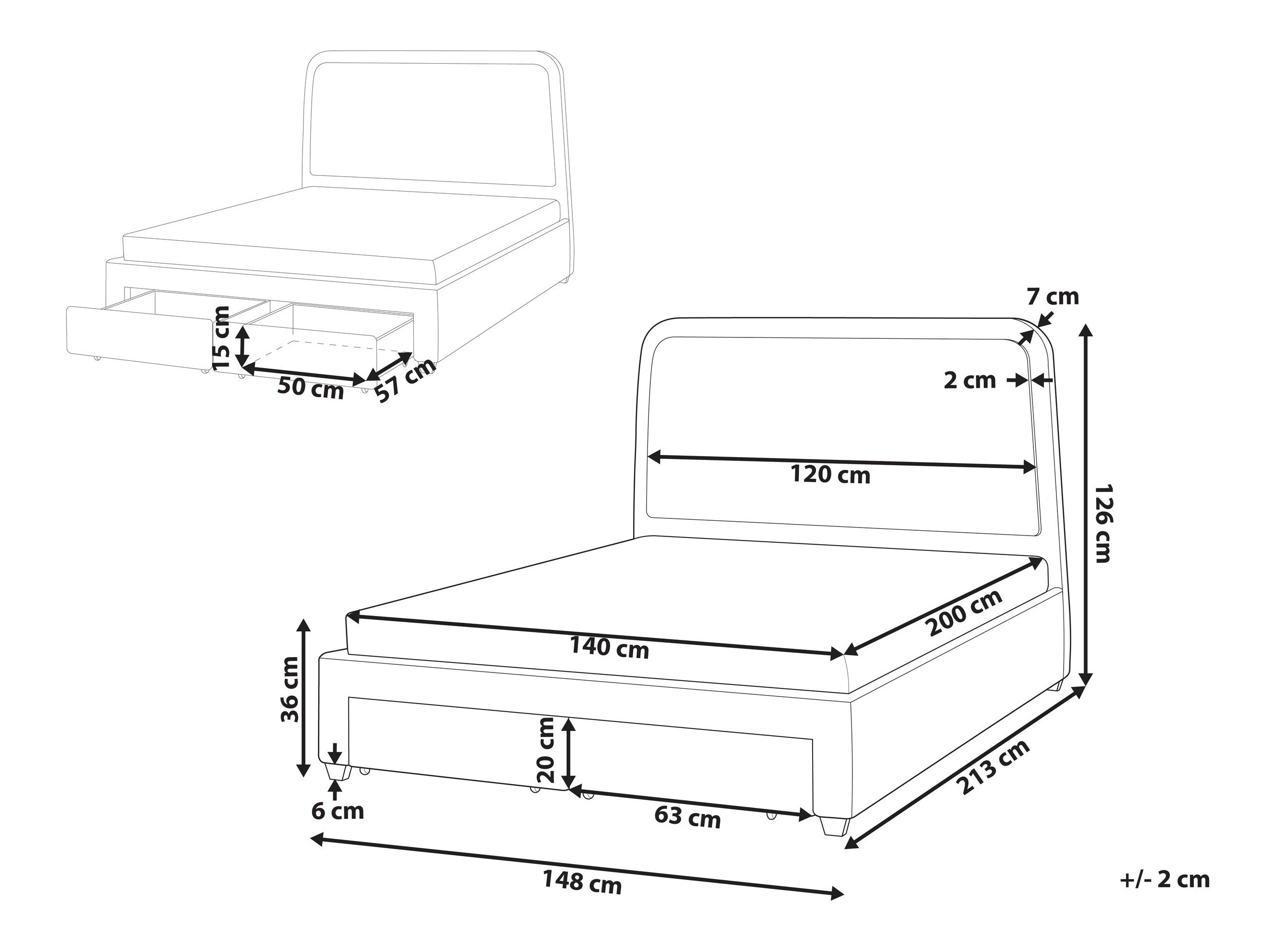 Postelja Berwyn 3149