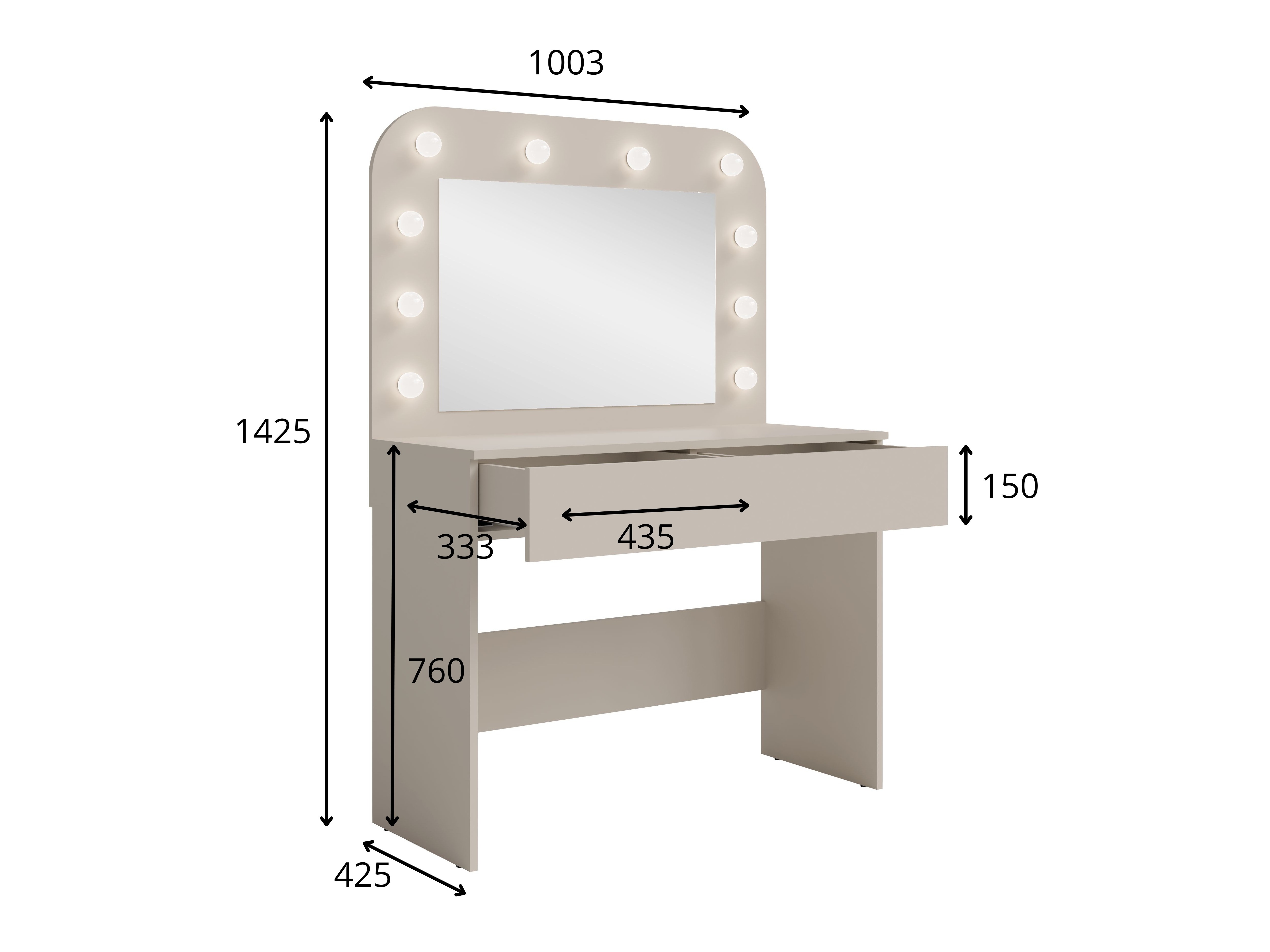 Toaletna mizica Baytown 204