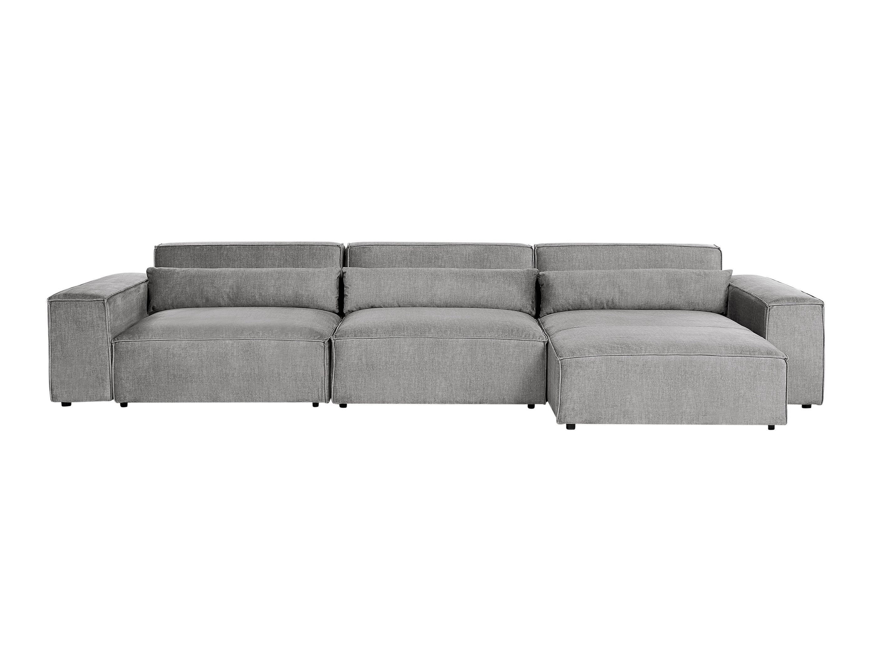 Modularna kotna sedežna garnitura Tivsora 104 (Siva)