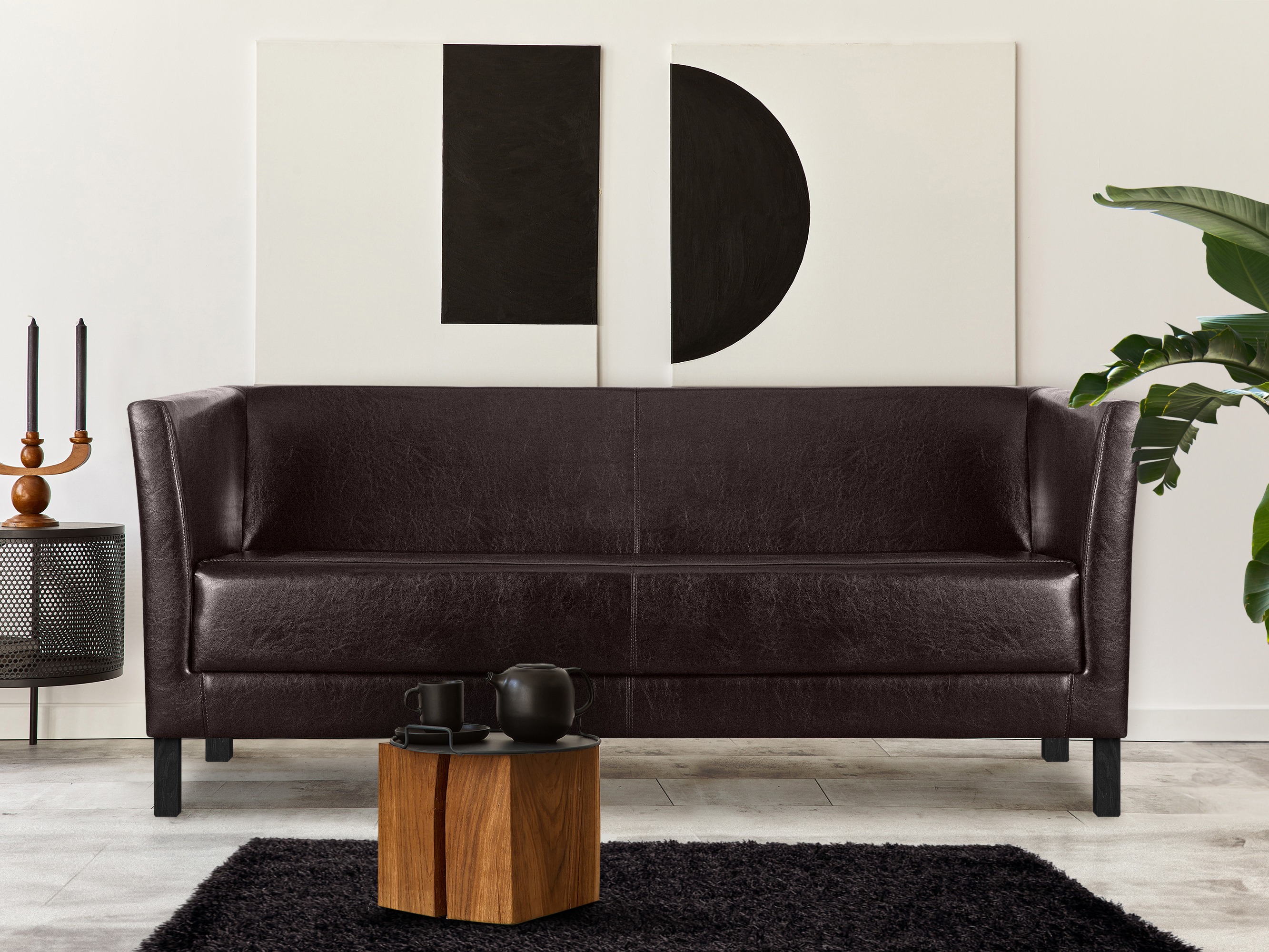 Kavč Dalrevu 102 (Temno rjava)