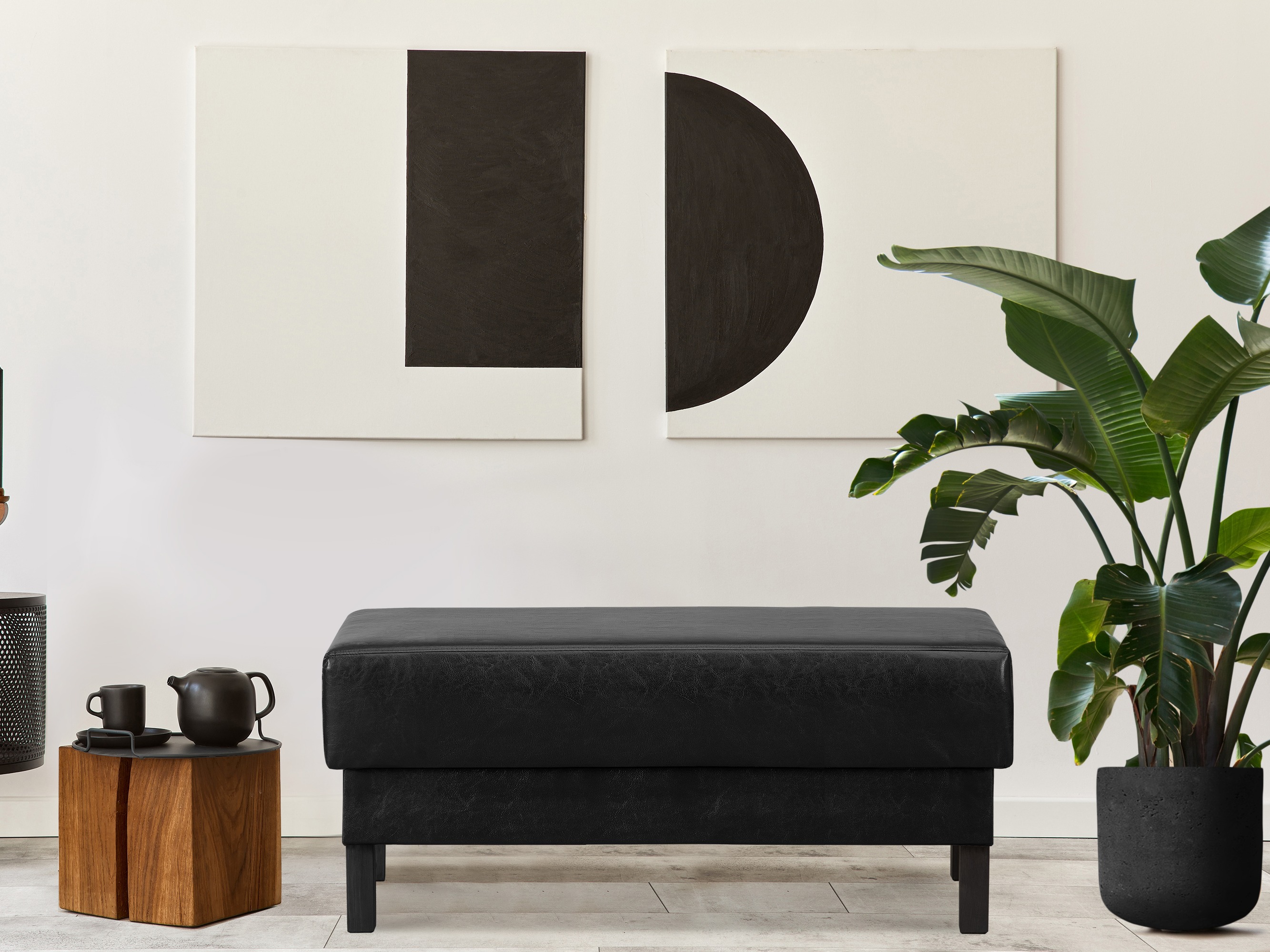 Klop z oblazinjenjem Dalrevu 104 (Črna)