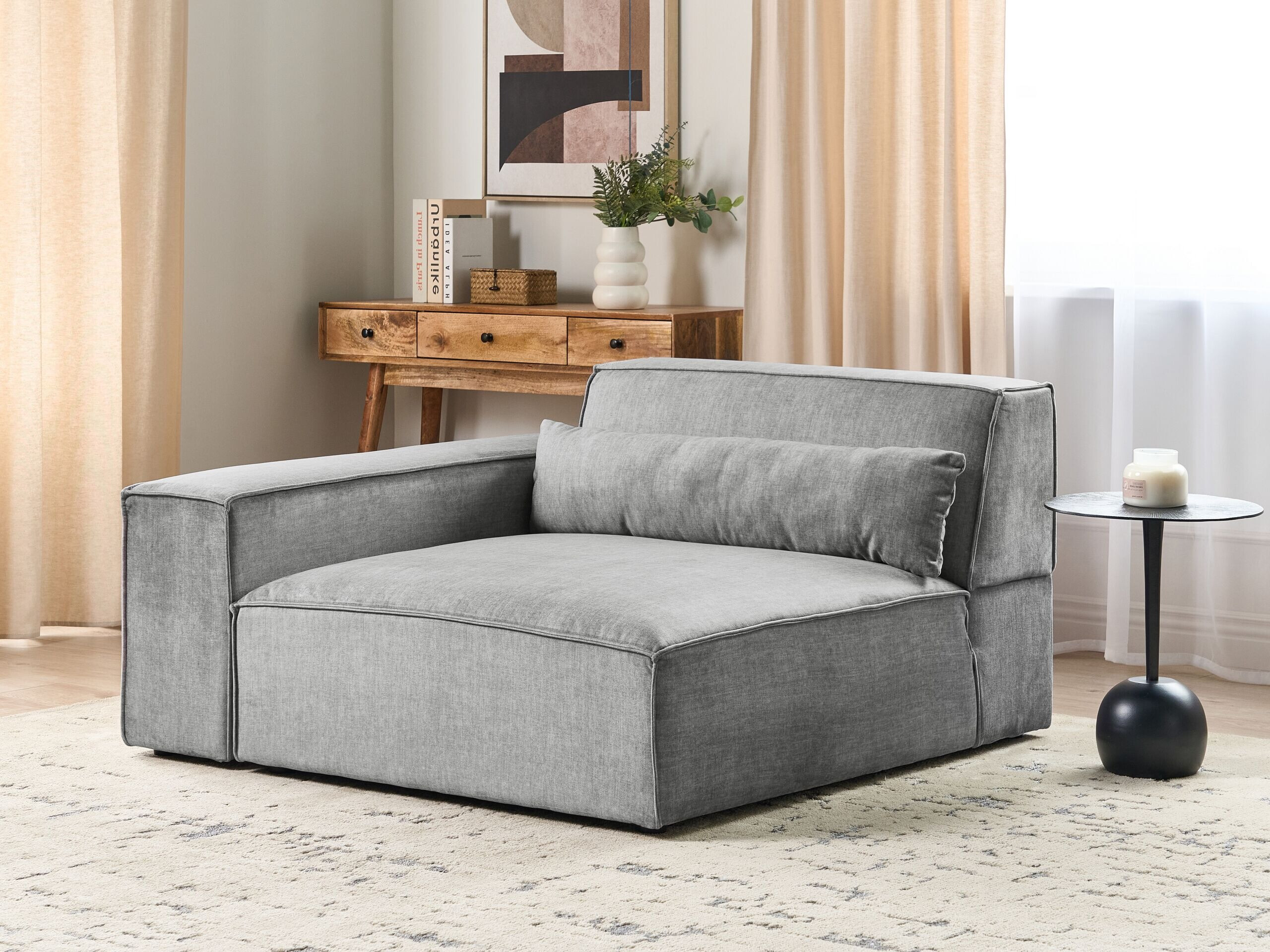 Modularni fotelj Tivsora 105 (Siva)