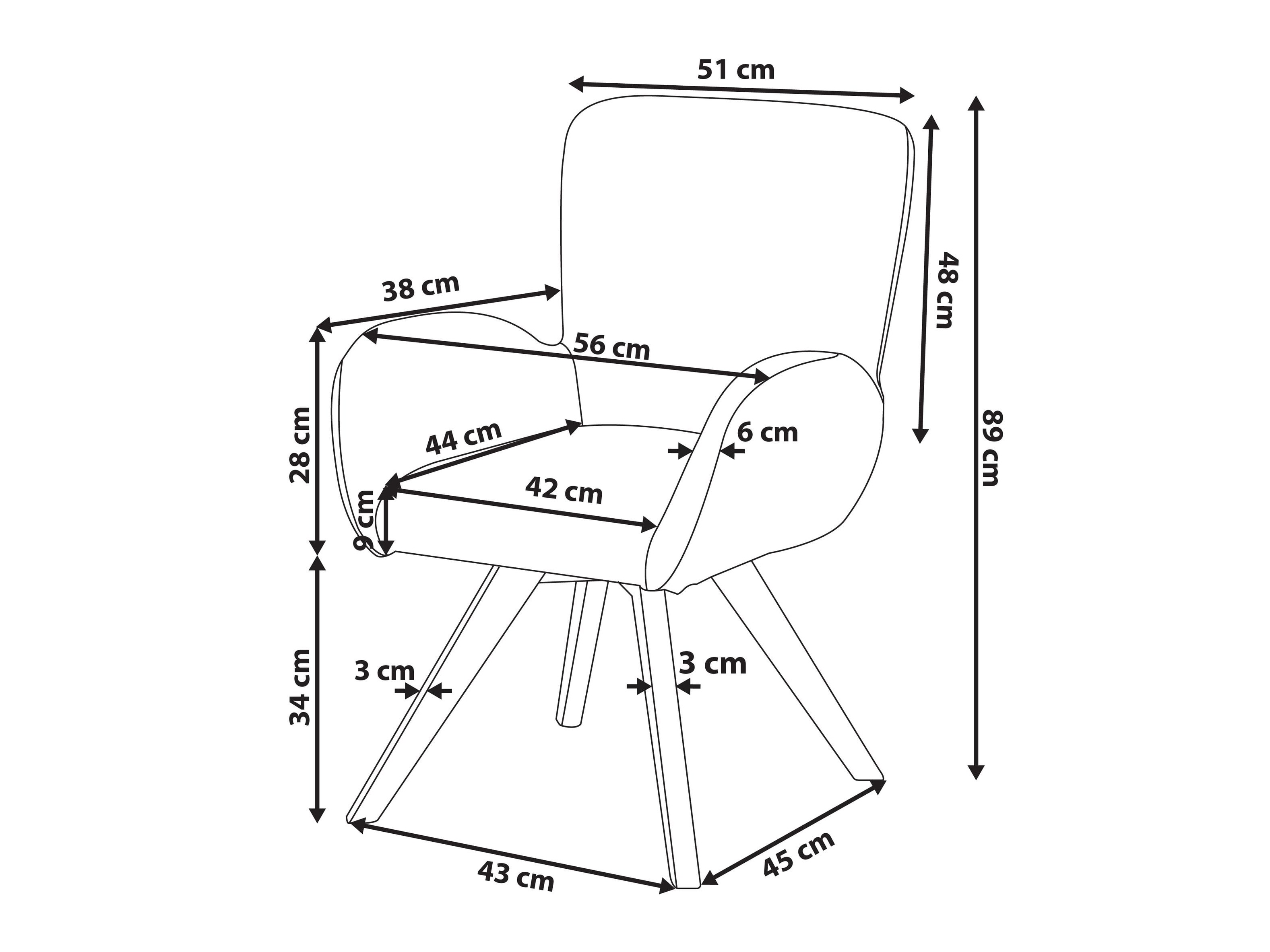 Fotelj Berwyn 440 (Bela)