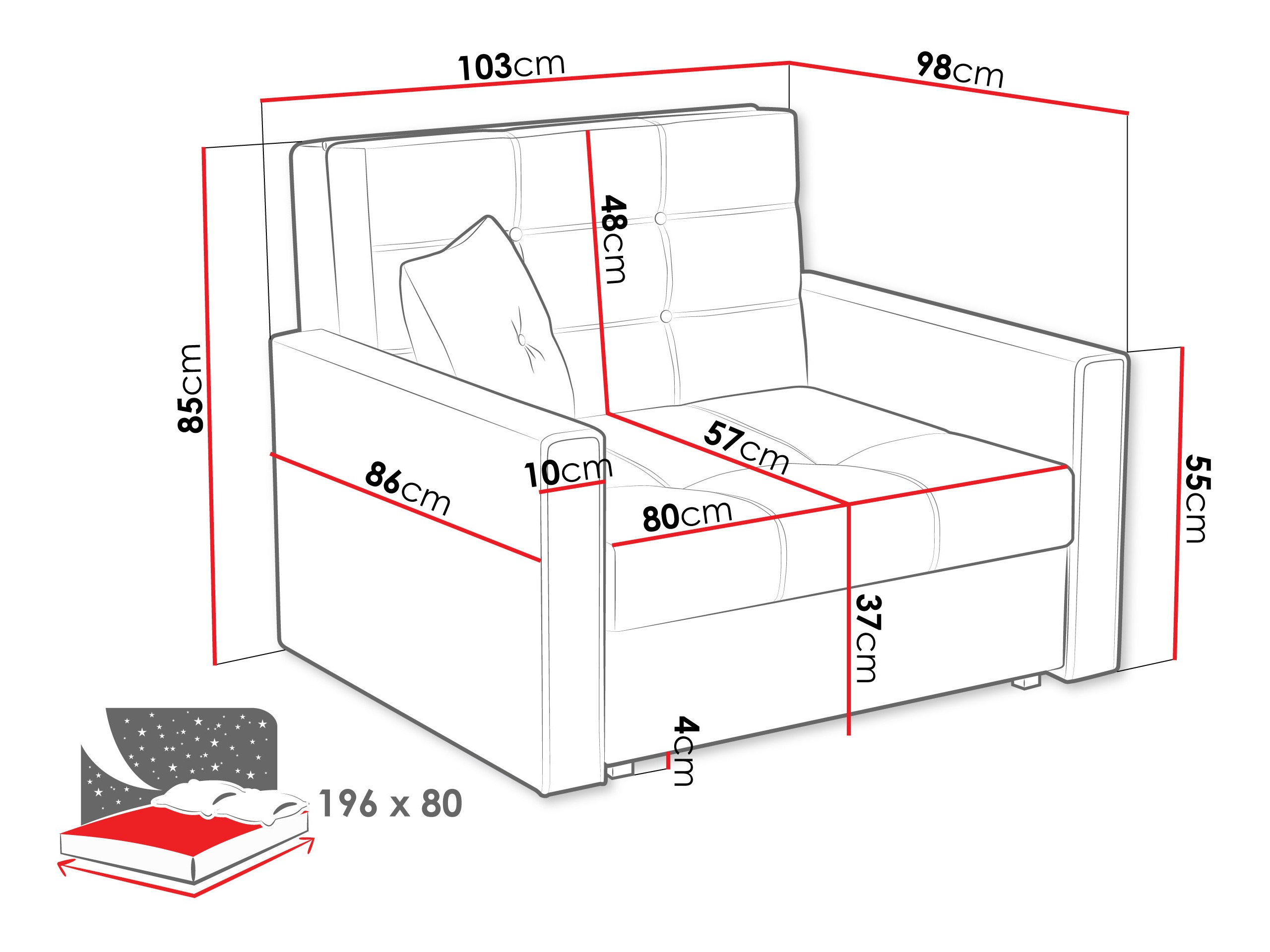 Fotelj Seruna I (Nazar 225.06)