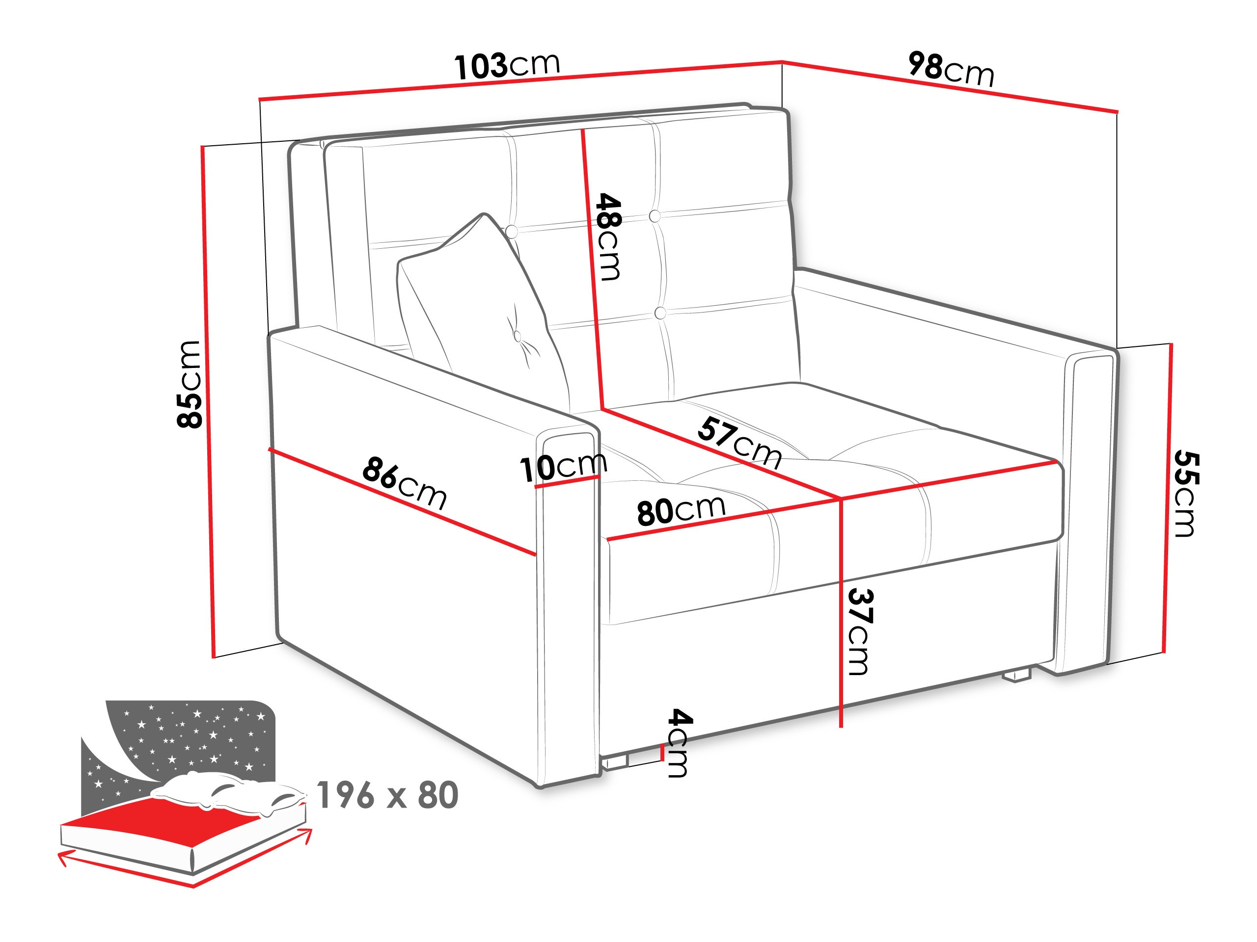 Fotelj Seruna I (Tatum 279)