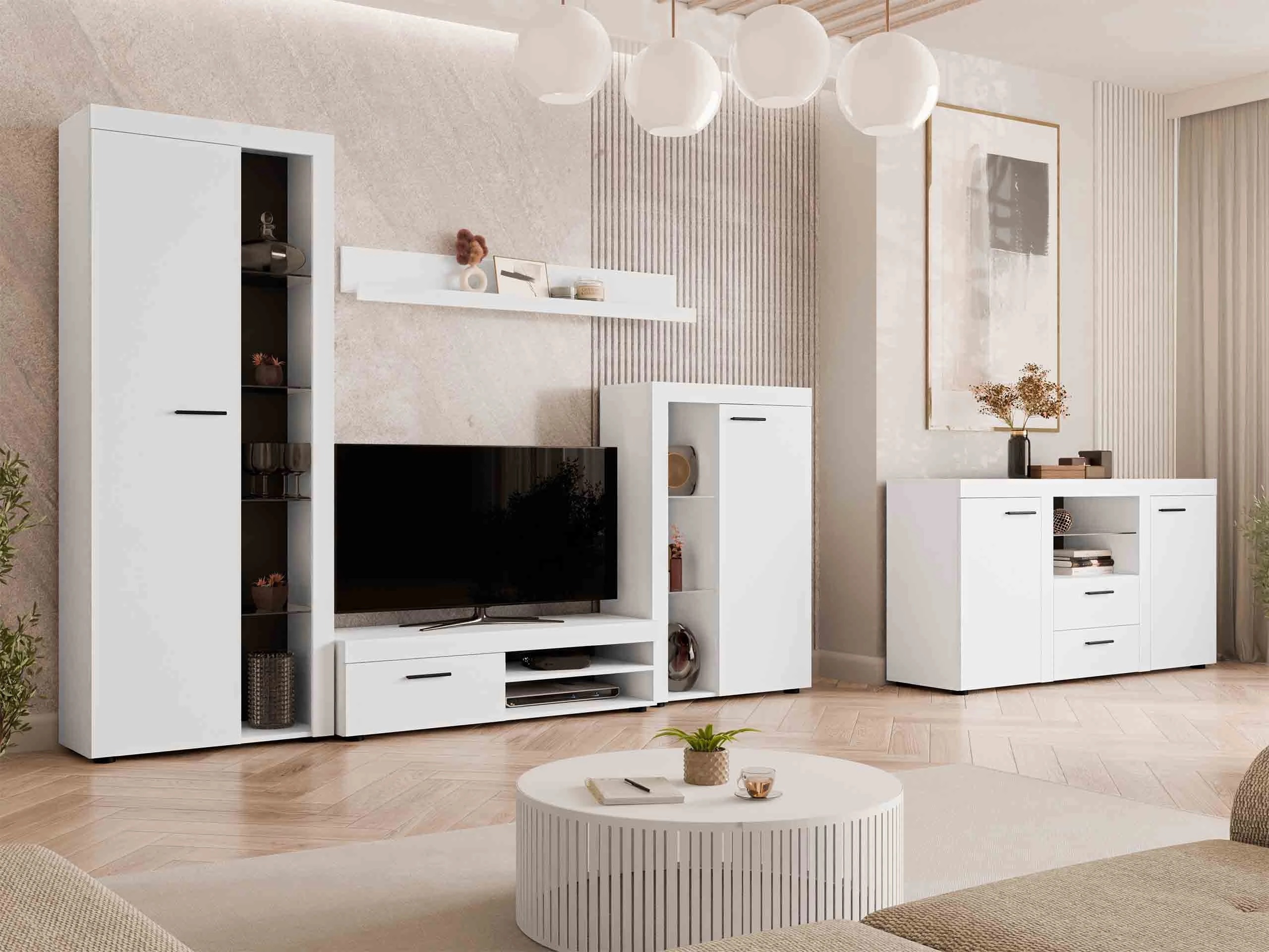 Komplet za dnevno sobo Tucson 103 (Bela)