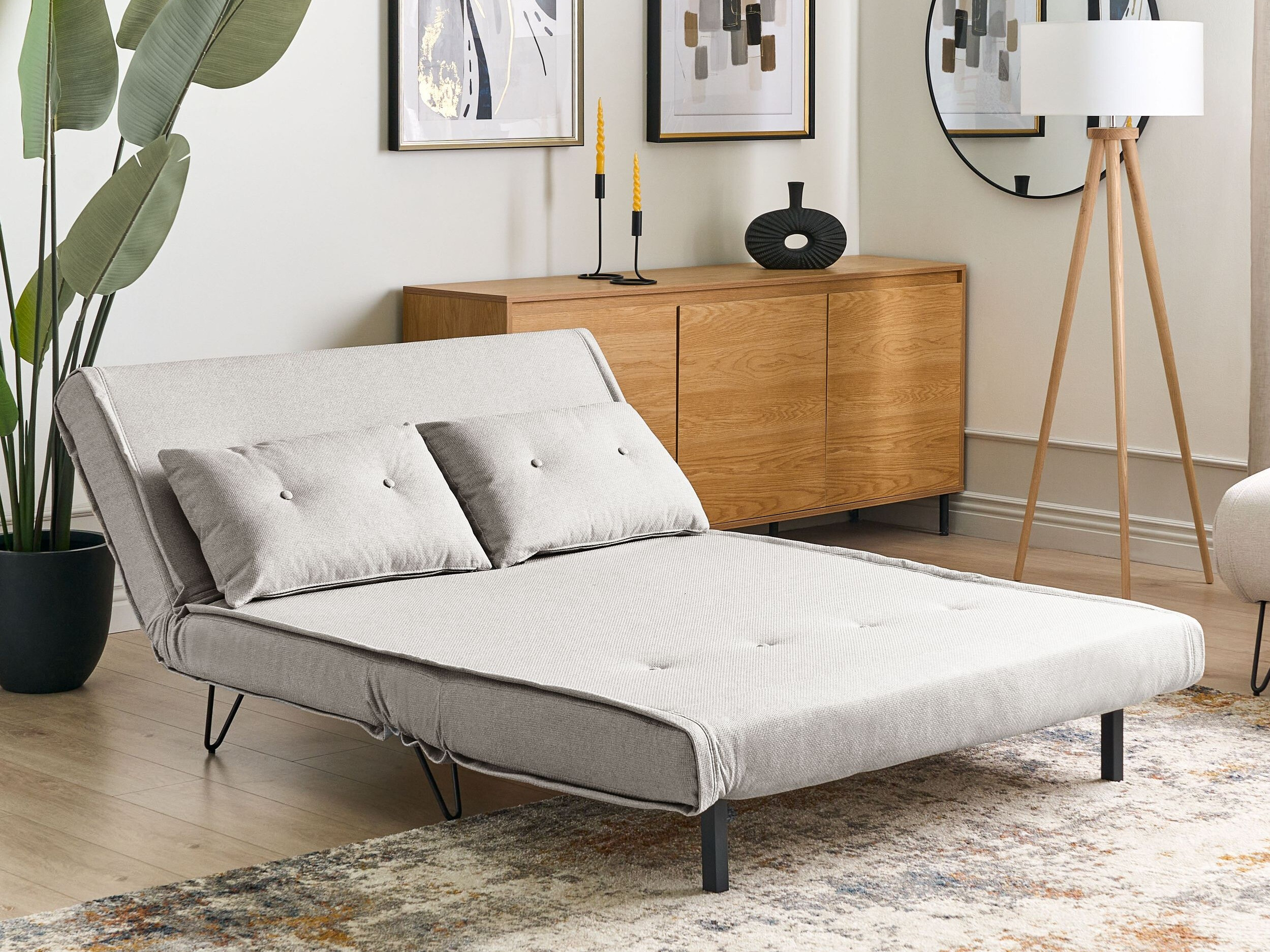 Raztegljiv kavč Berwyn 3158 (Svetlo siva)