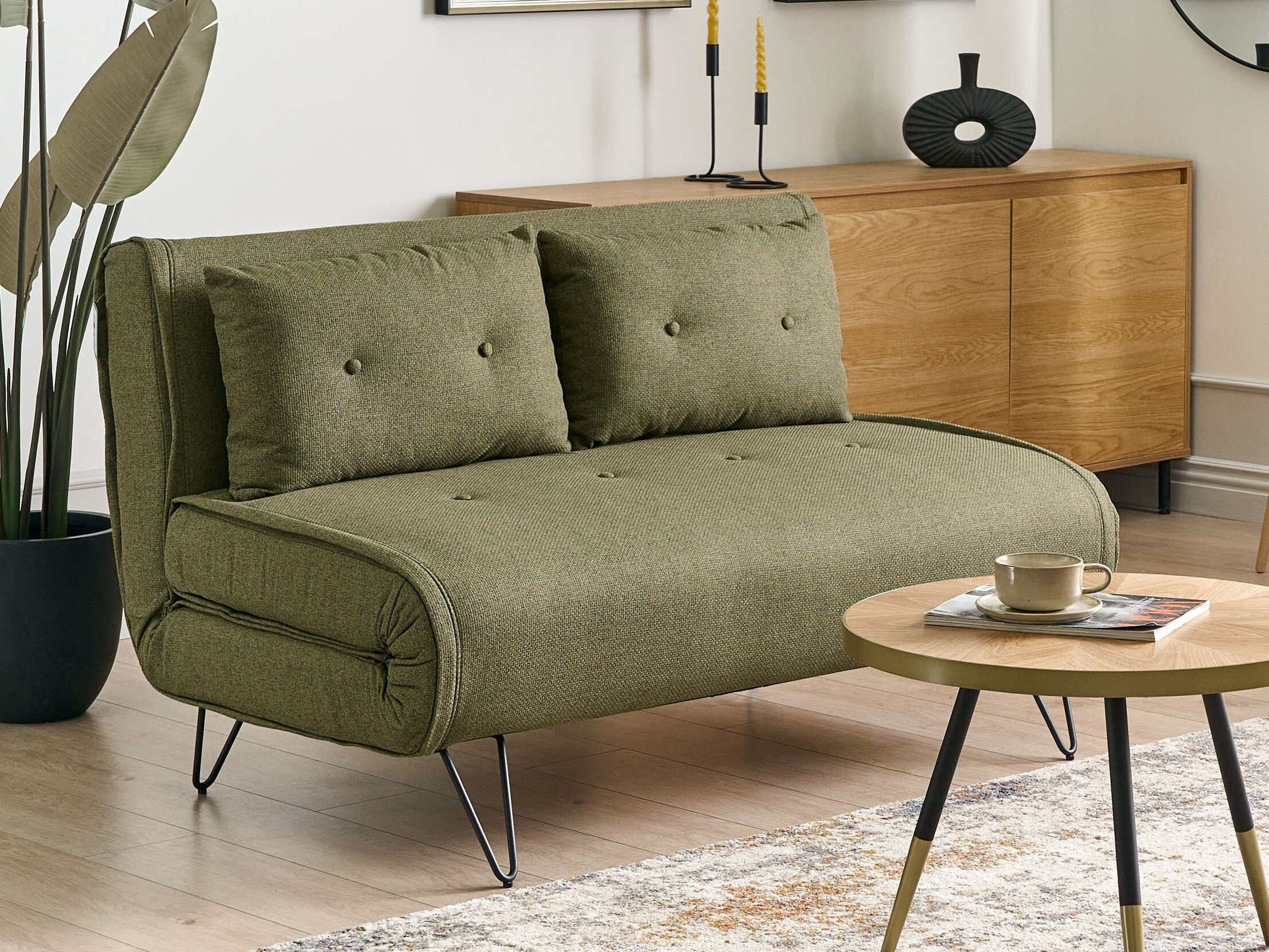 Raztegljiv kavč Berwyn 3158 (Zelena)