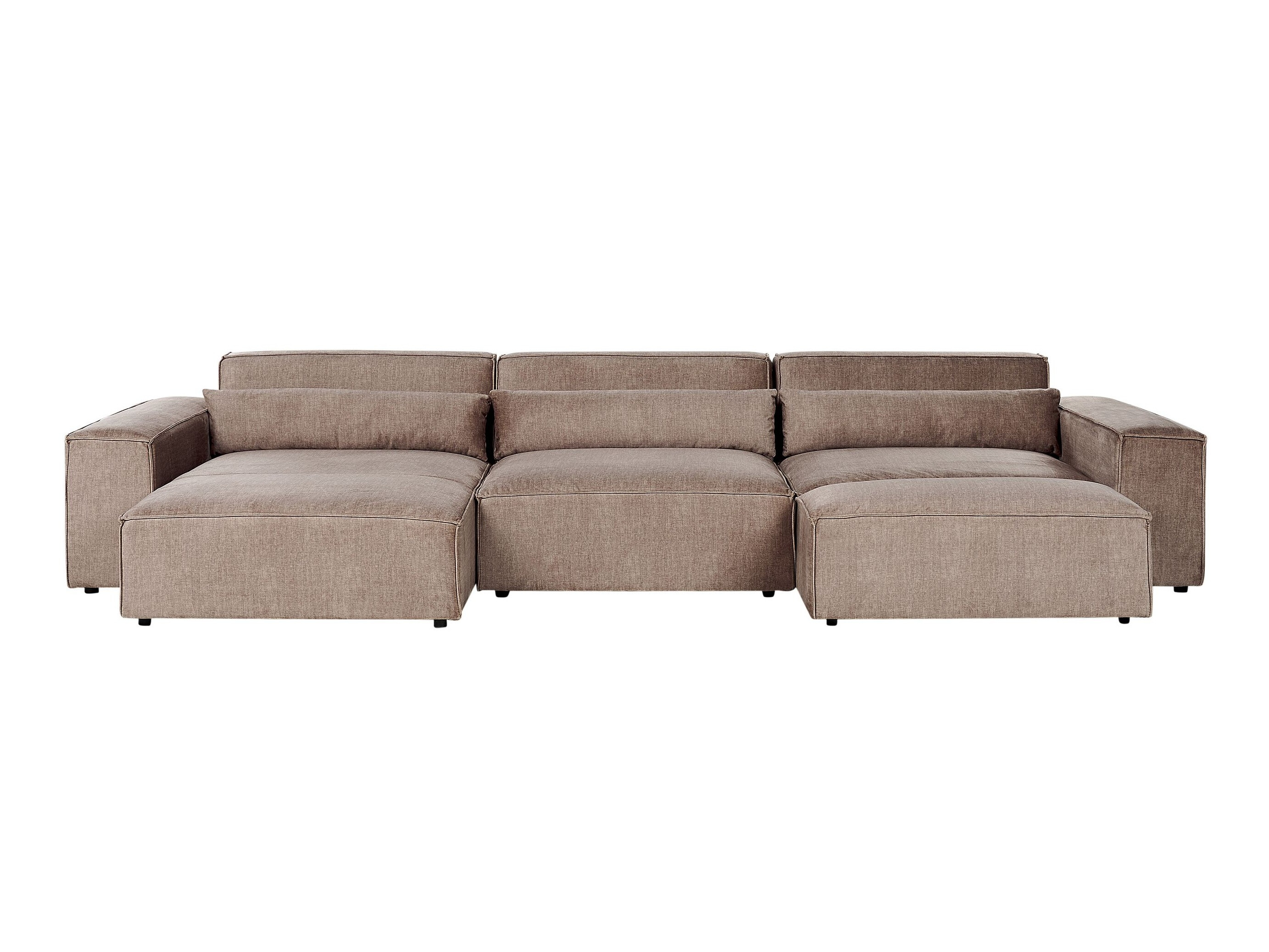 Komplet oblazinjenega pohištva Tivsora 108 (Svetlo rjava)