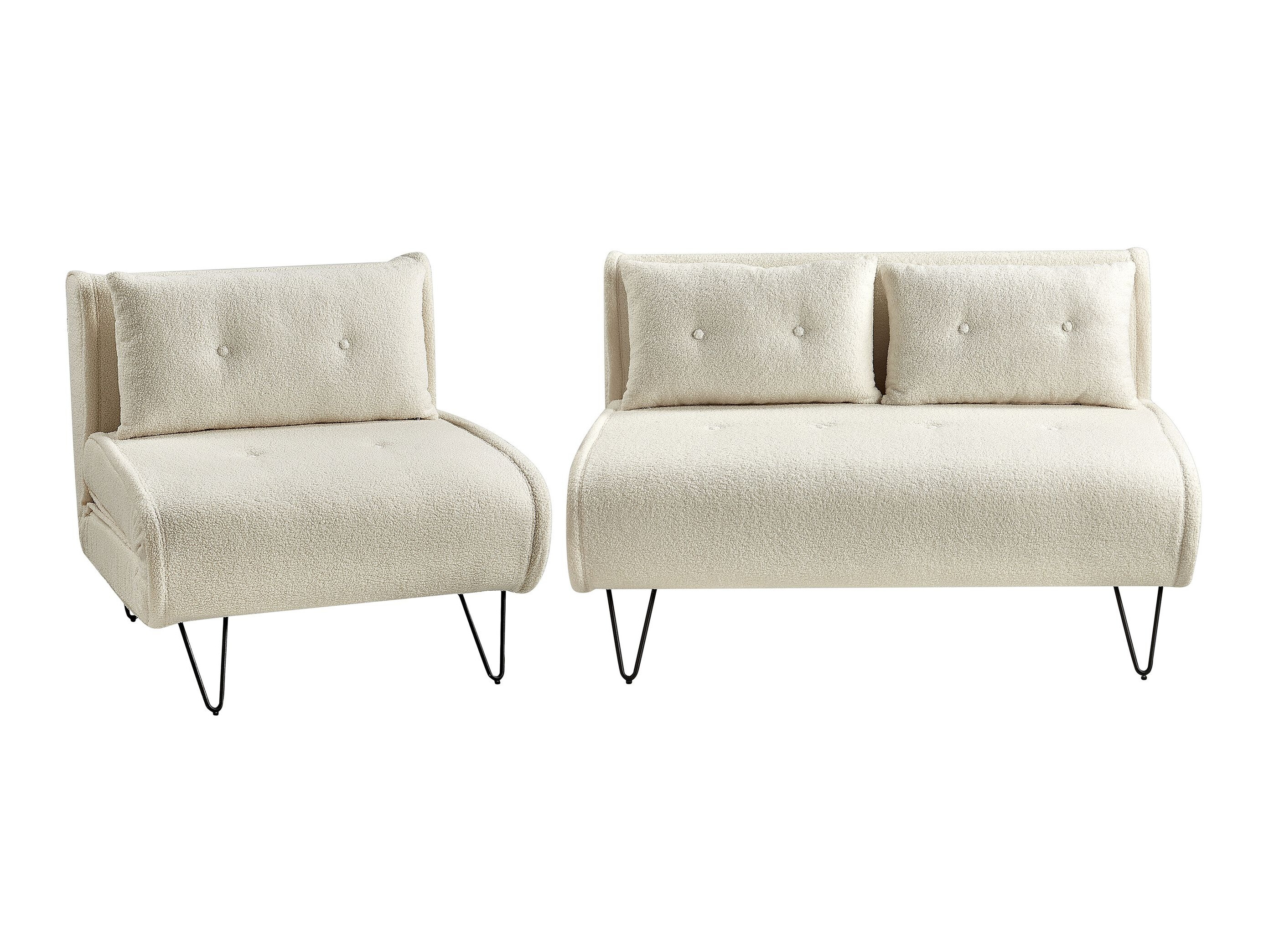 Komplet oblazinjenega pohištva Berwyn 3165 (Bela)