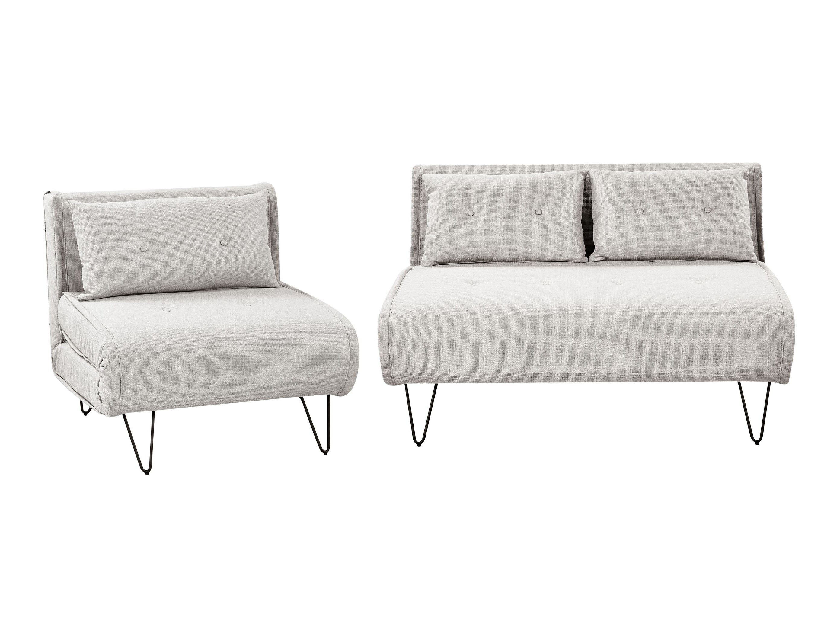 Komplet oblazinjenega pohištva Berwyn 3165 (Svetlo siva)