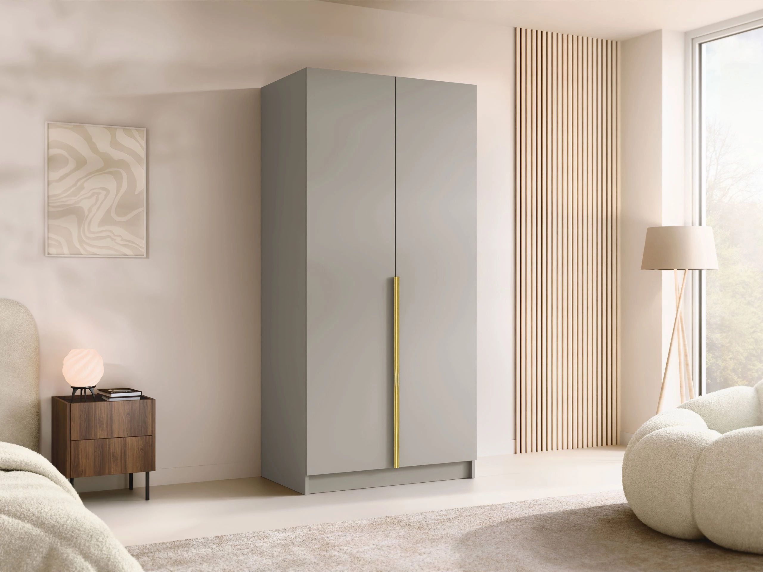 Garderobna omara Closico 195 (Kašmir + Zlata)