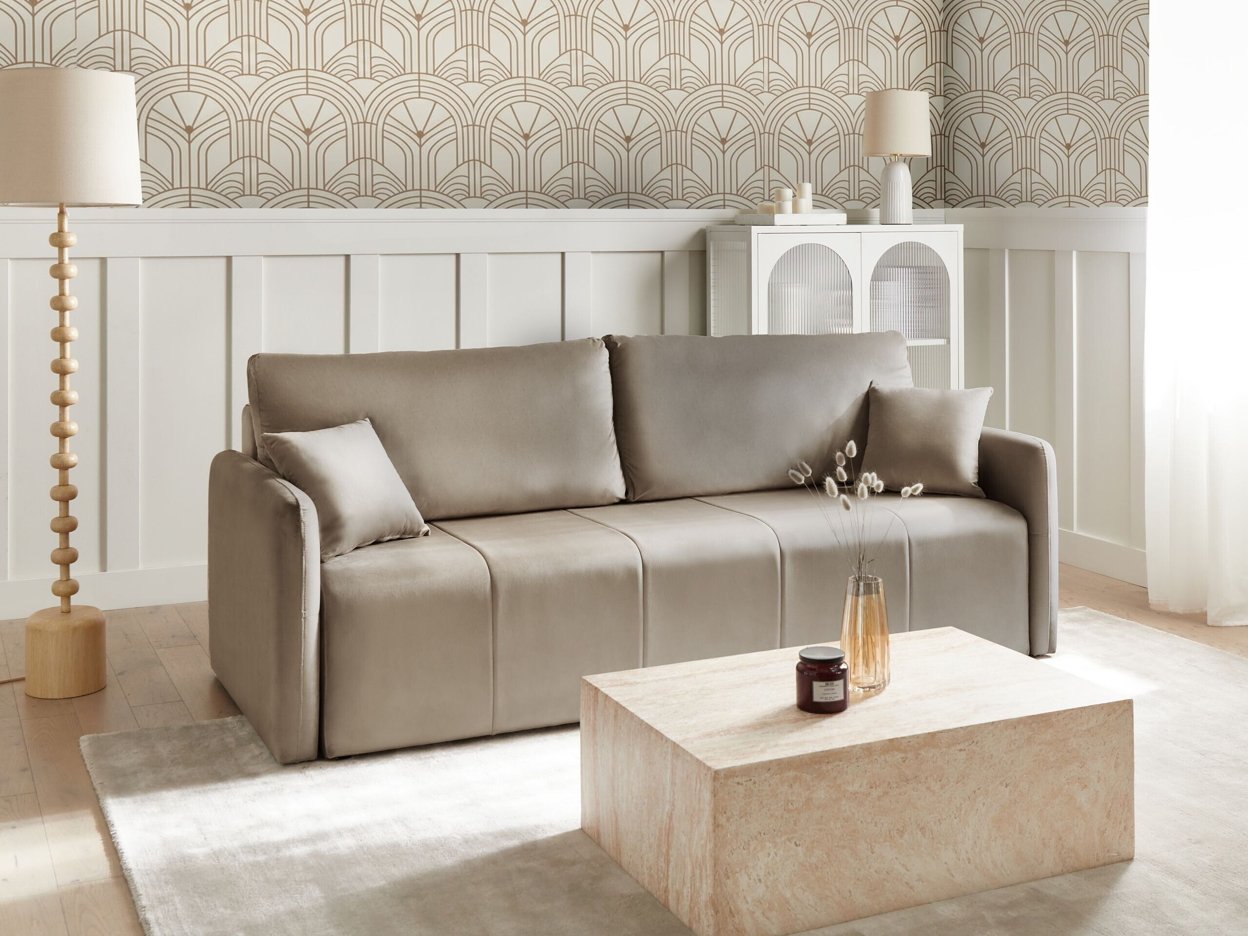Raztegljiv kavč Berwyn 3171 (Taupe)