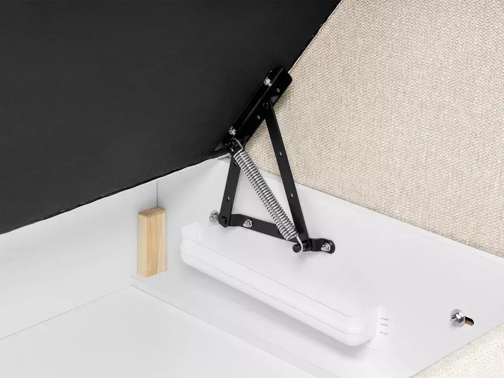 Boxspring postelja Berwyn 3174 (Svetlo bež)