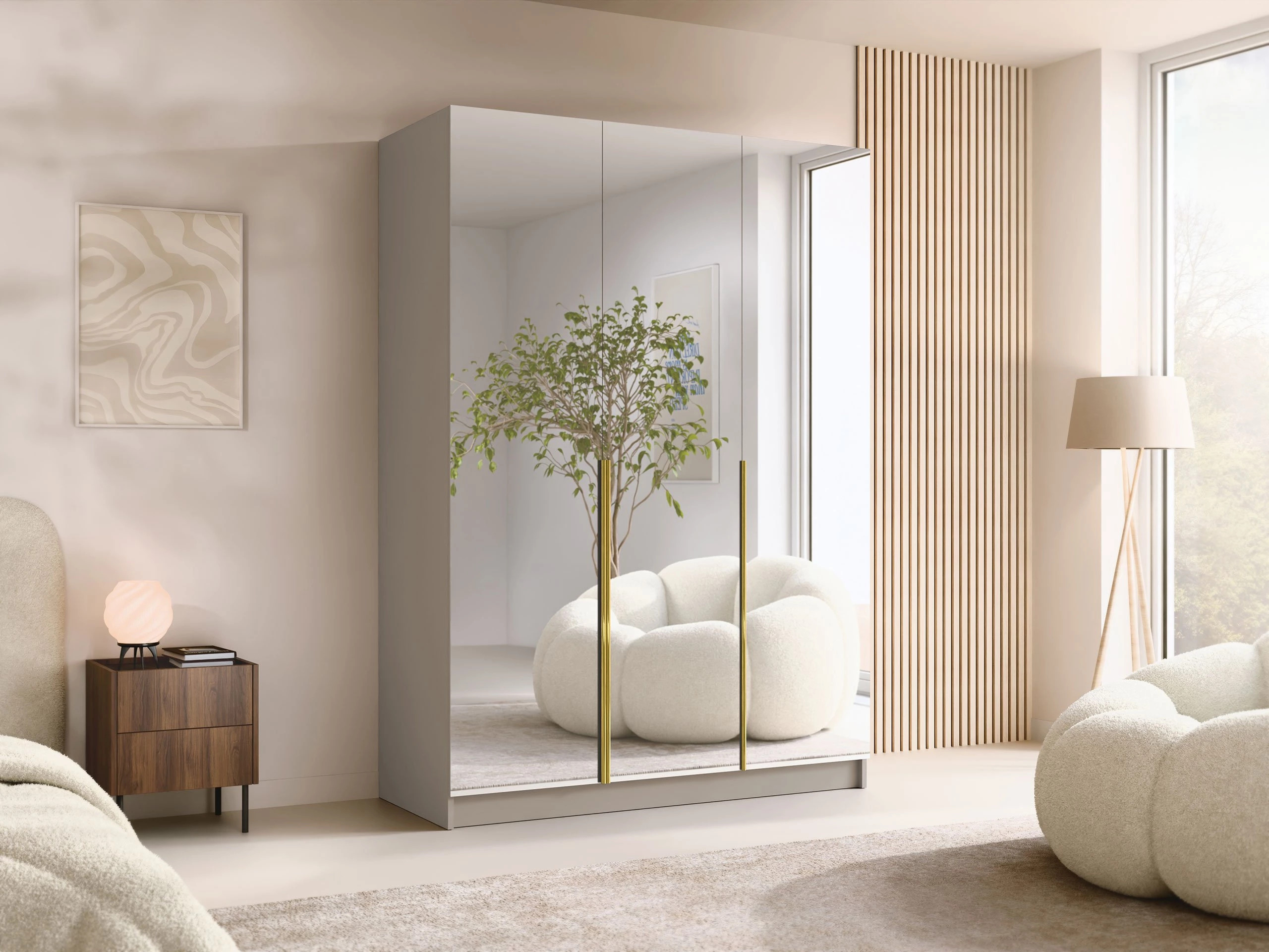 Garderobna omara Closico 196 (Kašmir + Zlata)