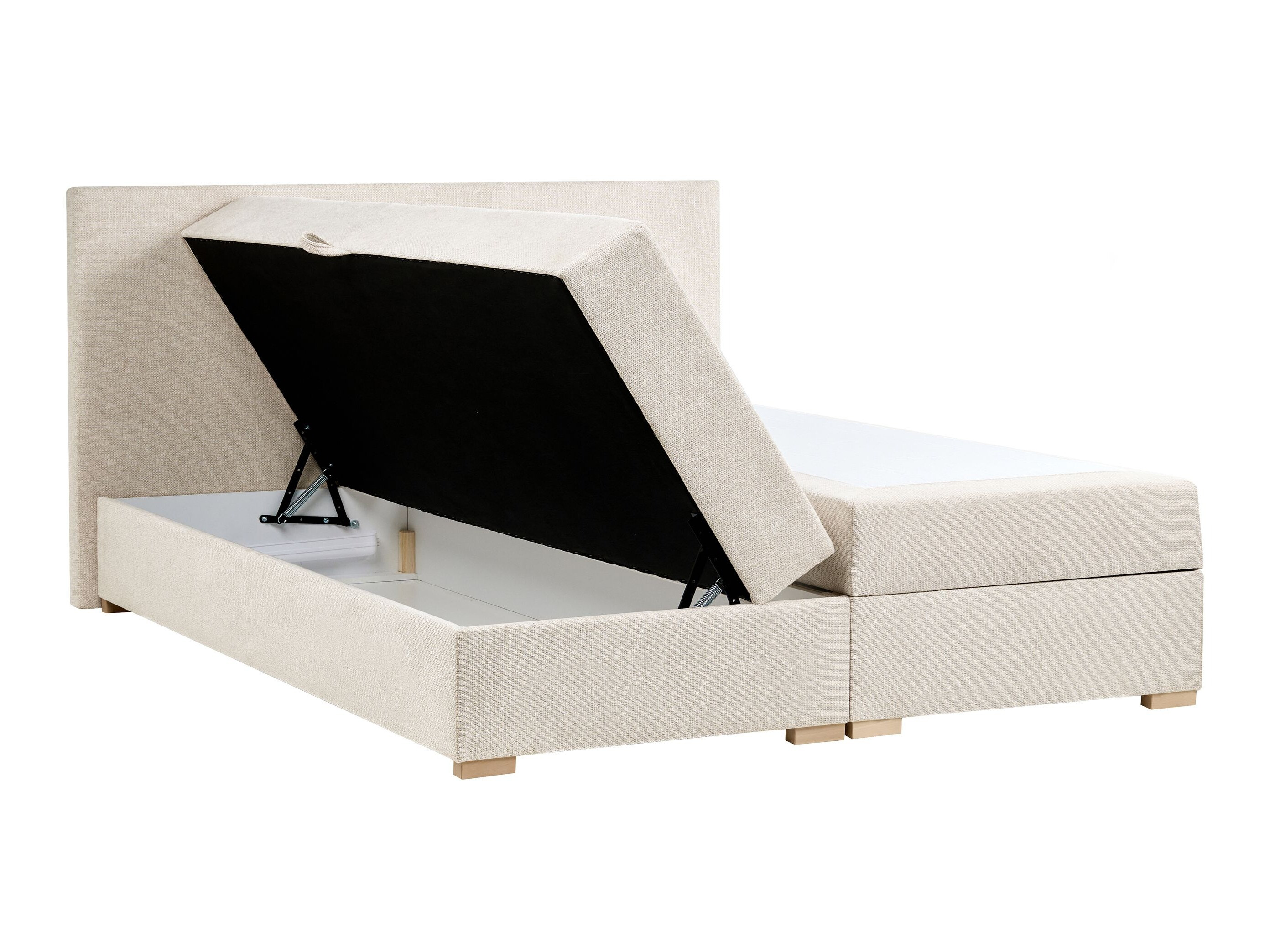 Boxspring postelja Berwyn 3174 (Svetlo bež)