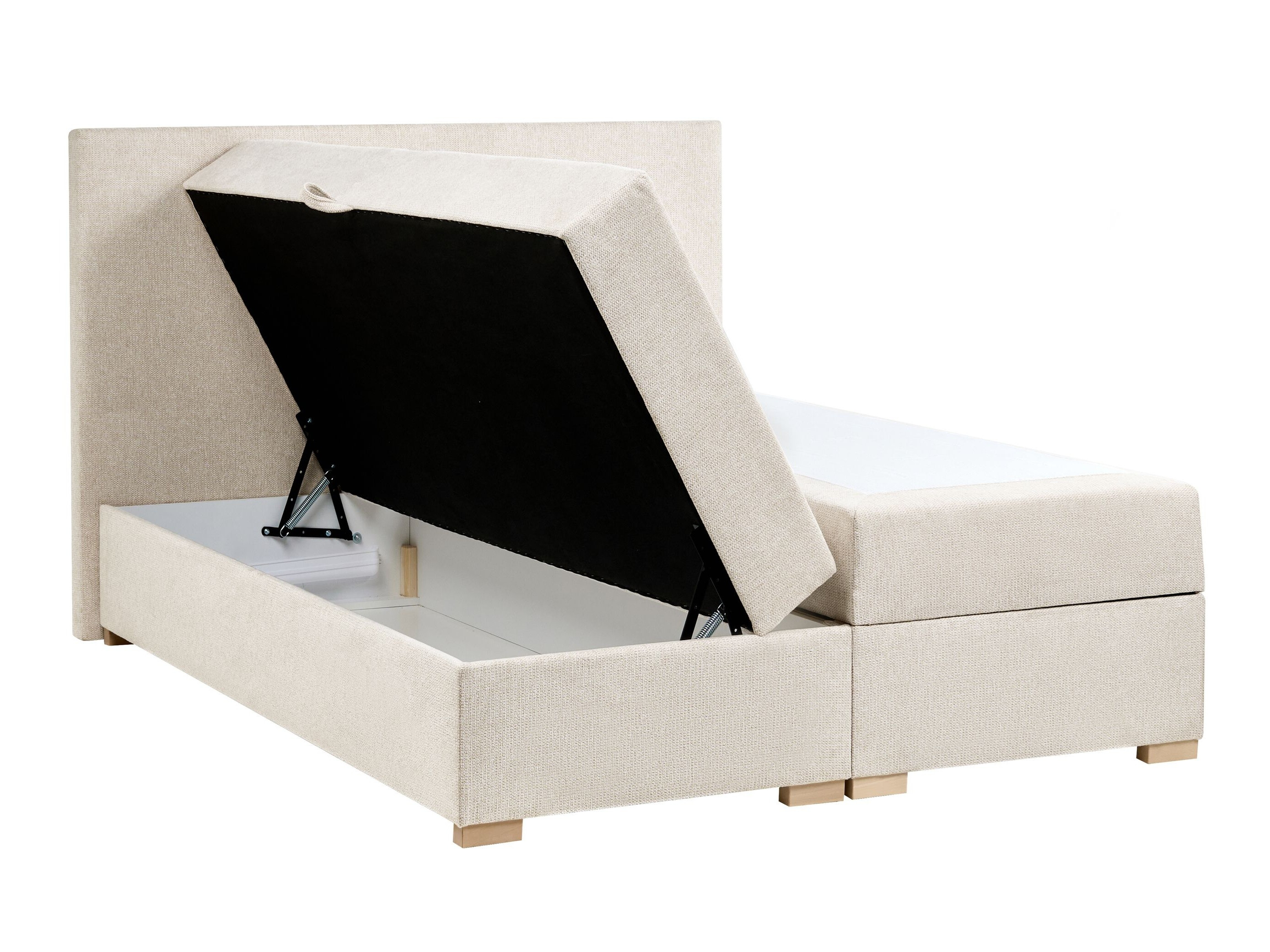 Boxspring postelja Berwyn 3174 (Svetlo bež)