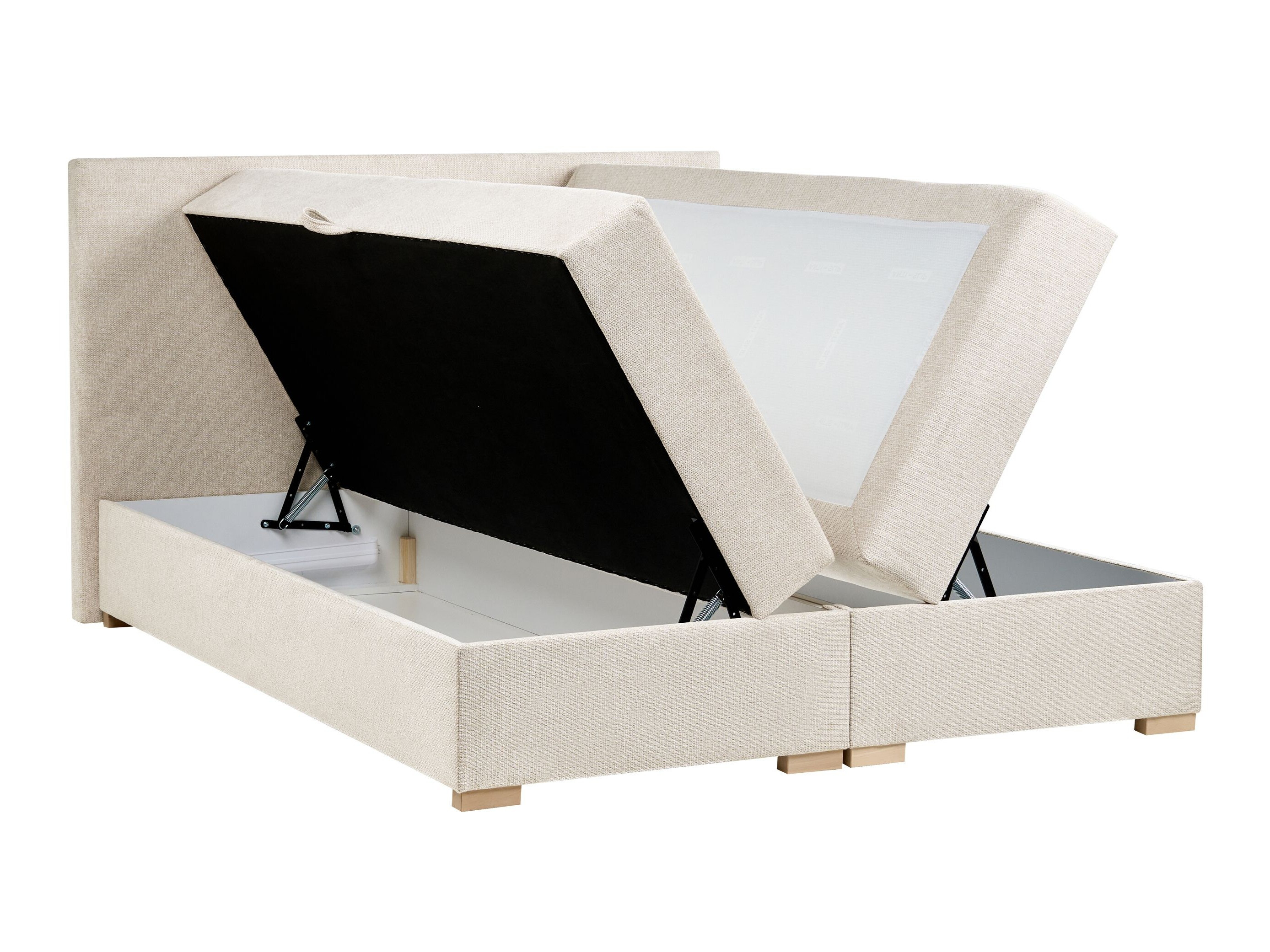 Boxspring postelja Berwyn 3174 (Svetlo bež)