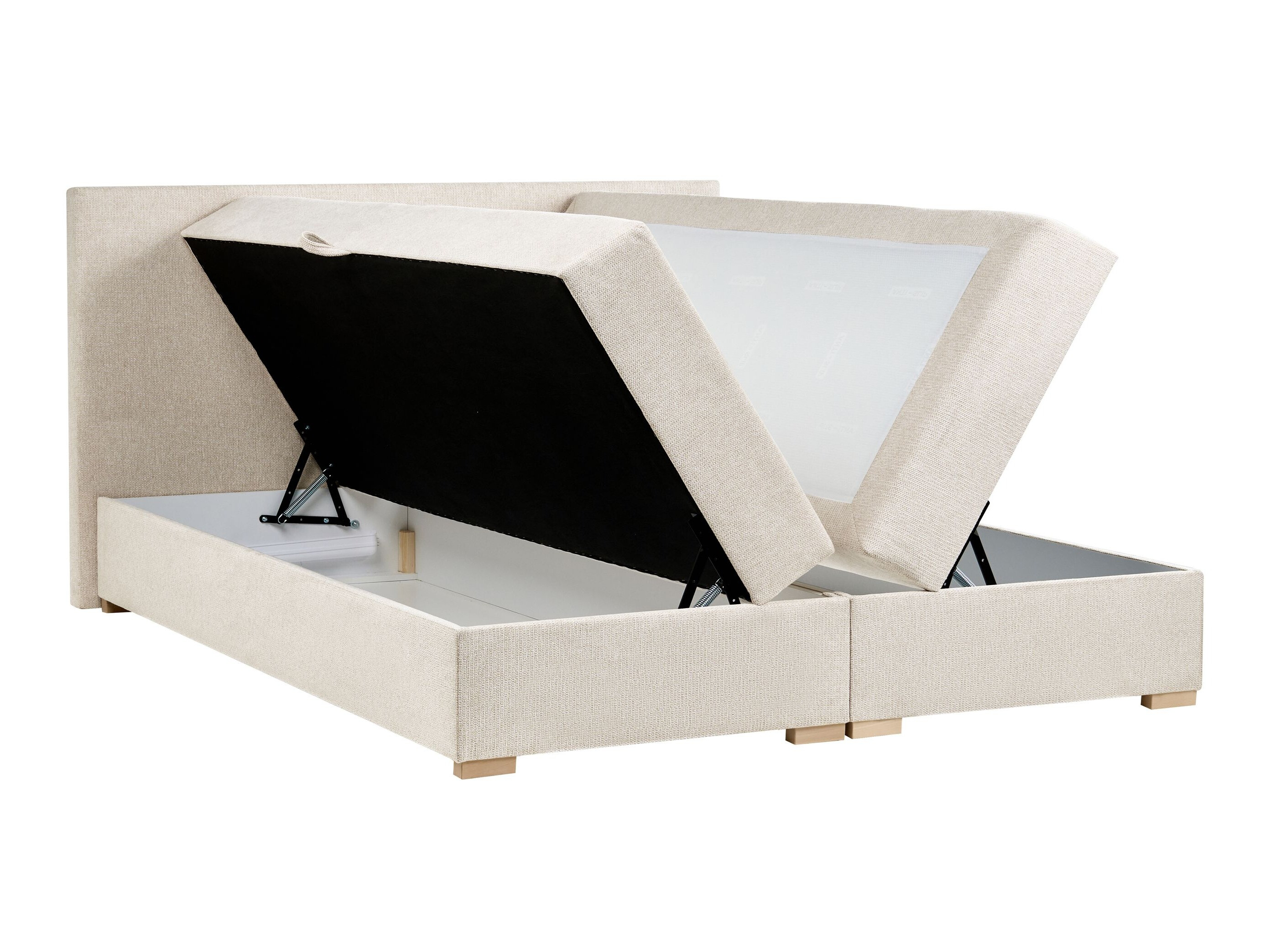 Boxspring postelja Berwyn 3174 (Svetlo bež)