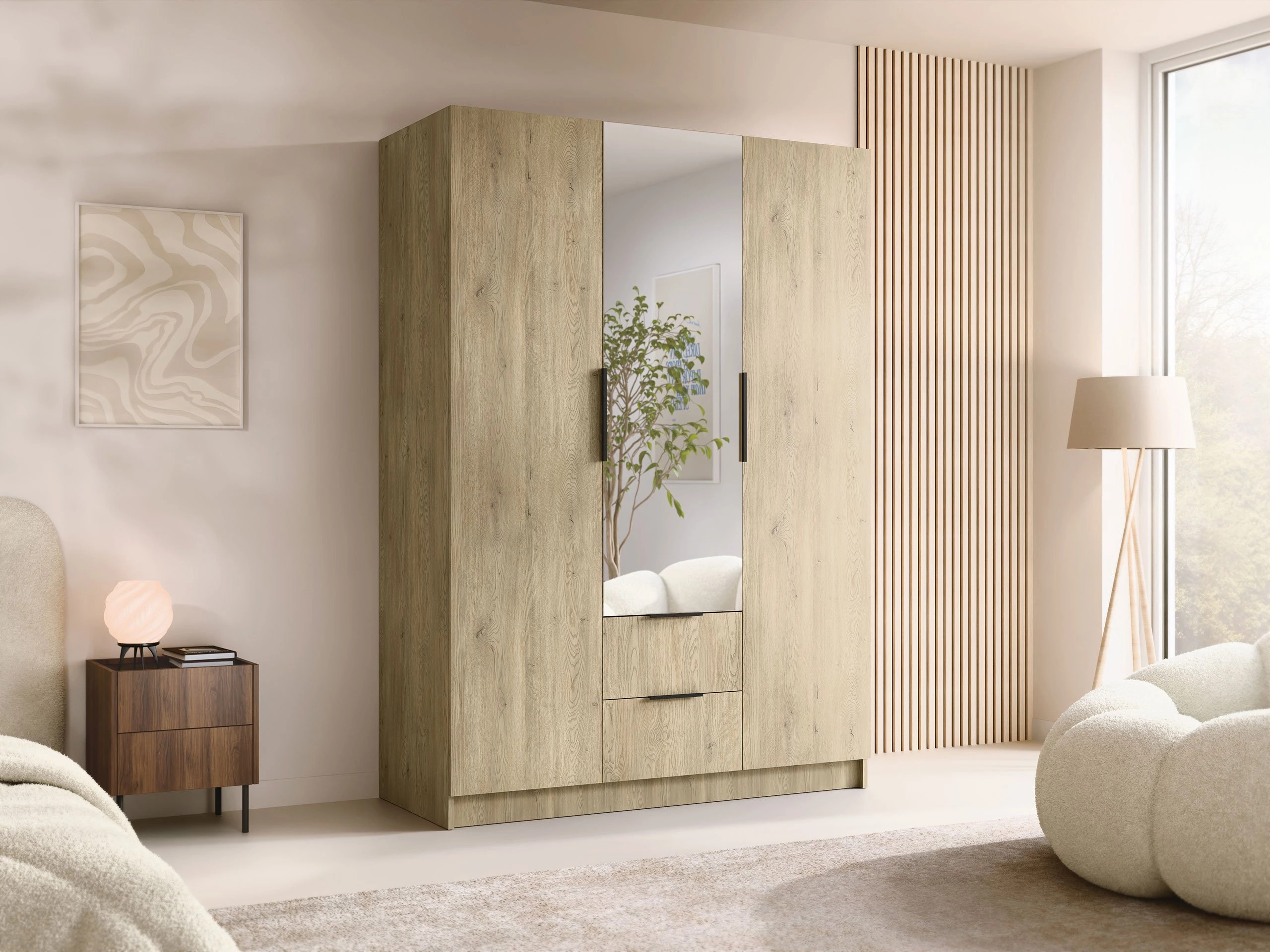 Garderobna omara Closico Calvron II (Hrast)