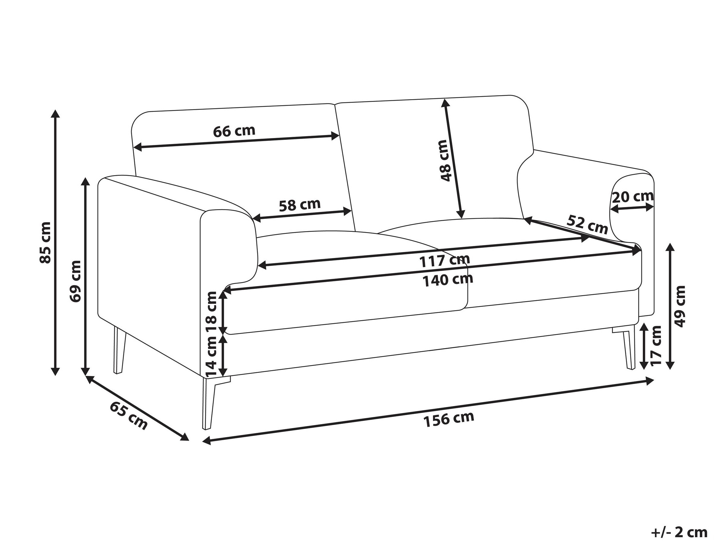Kavč Catcavu 101 (Svetlo bež)