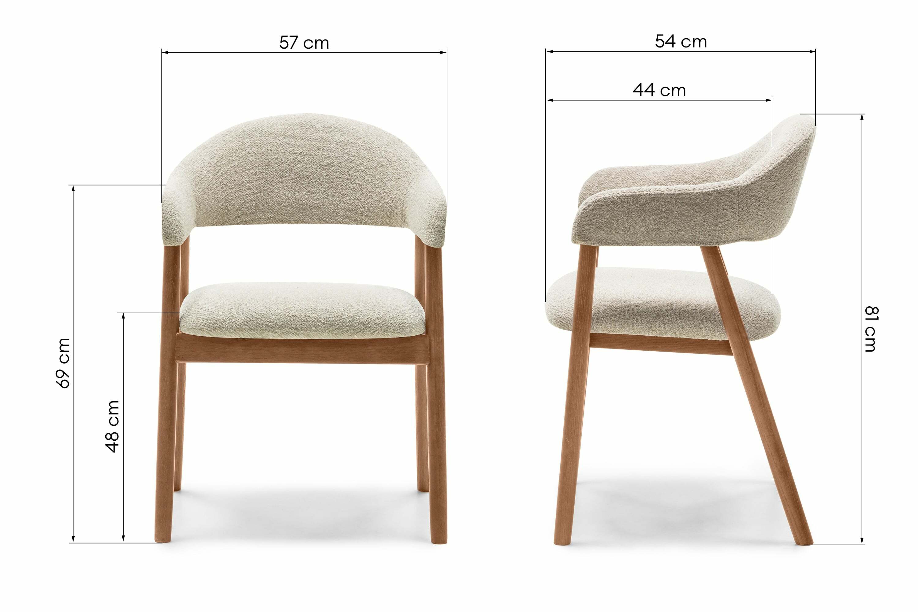 Stol Burleson 330 (Bež + Oreh)