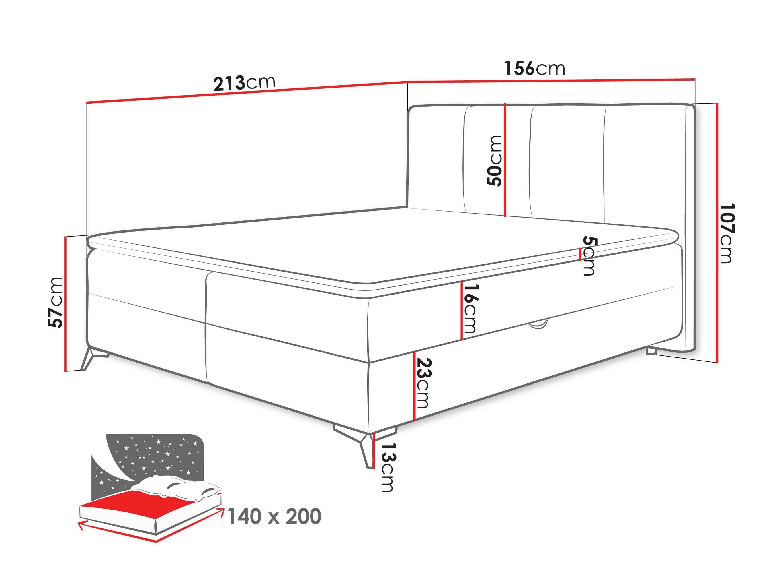 Boxspring postelja Viter (Vibe 03)