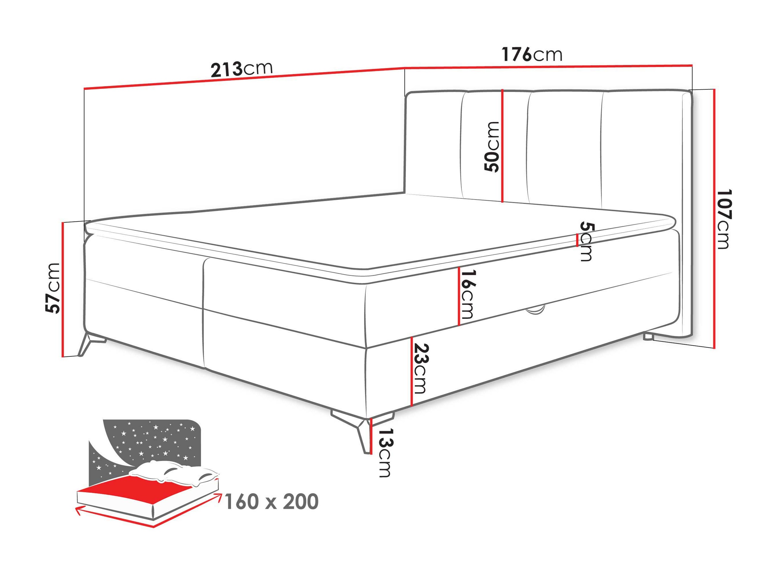 Boxspring postelja Viter (Vibe 03)