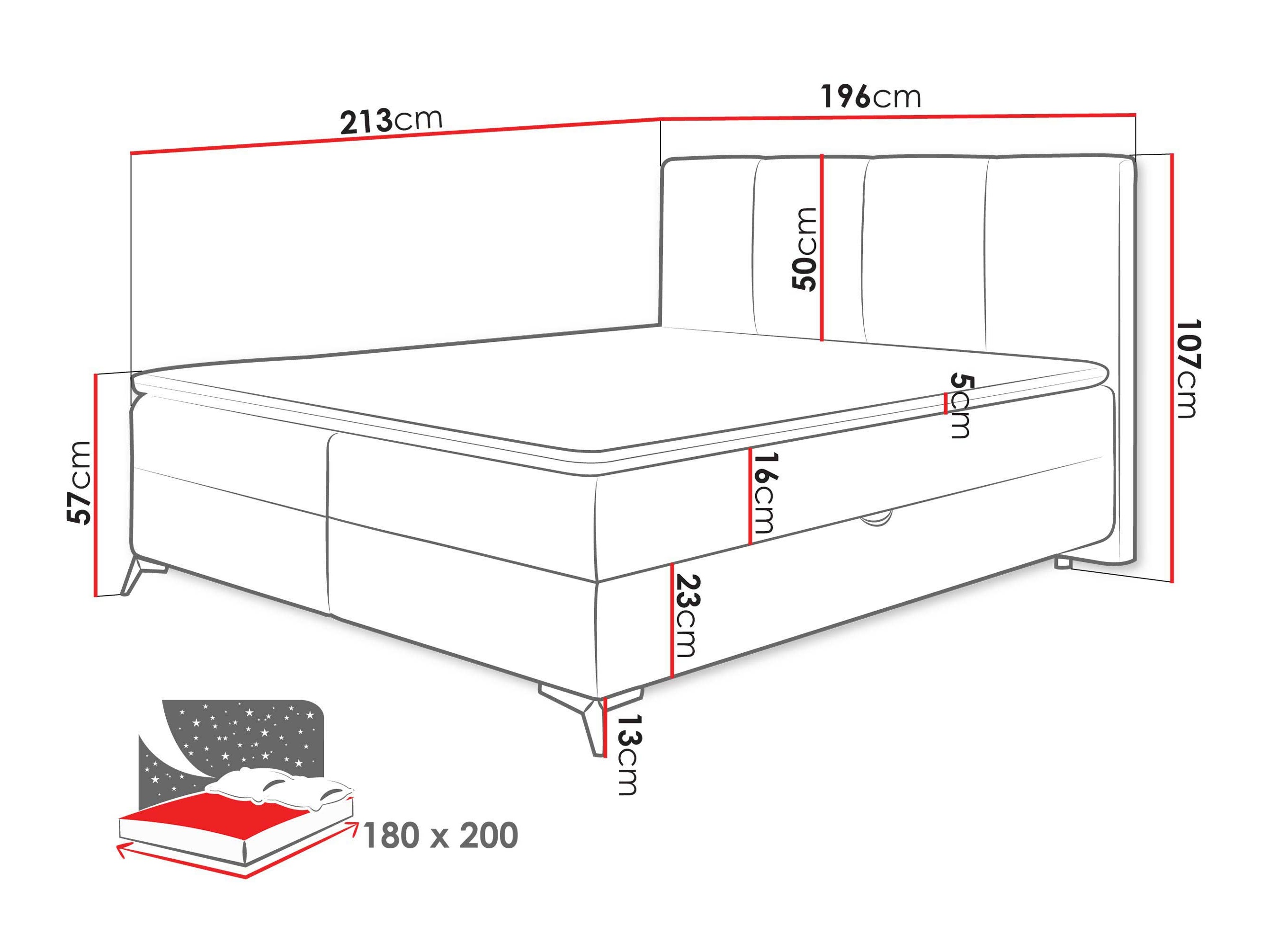 Boxspring postelja Viter (Vibe 06)