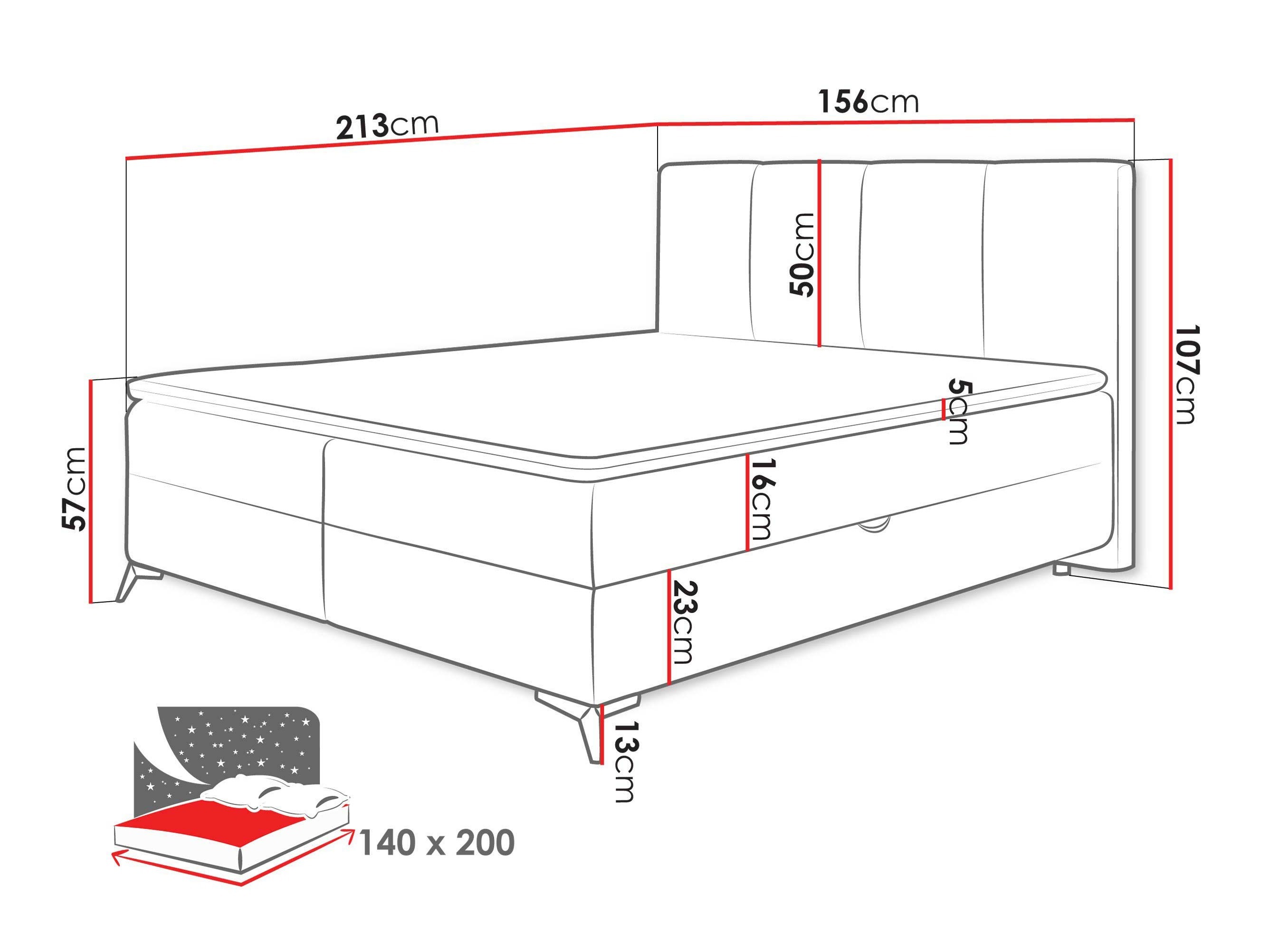 Boxspring postelja Viter (Vibe 07)