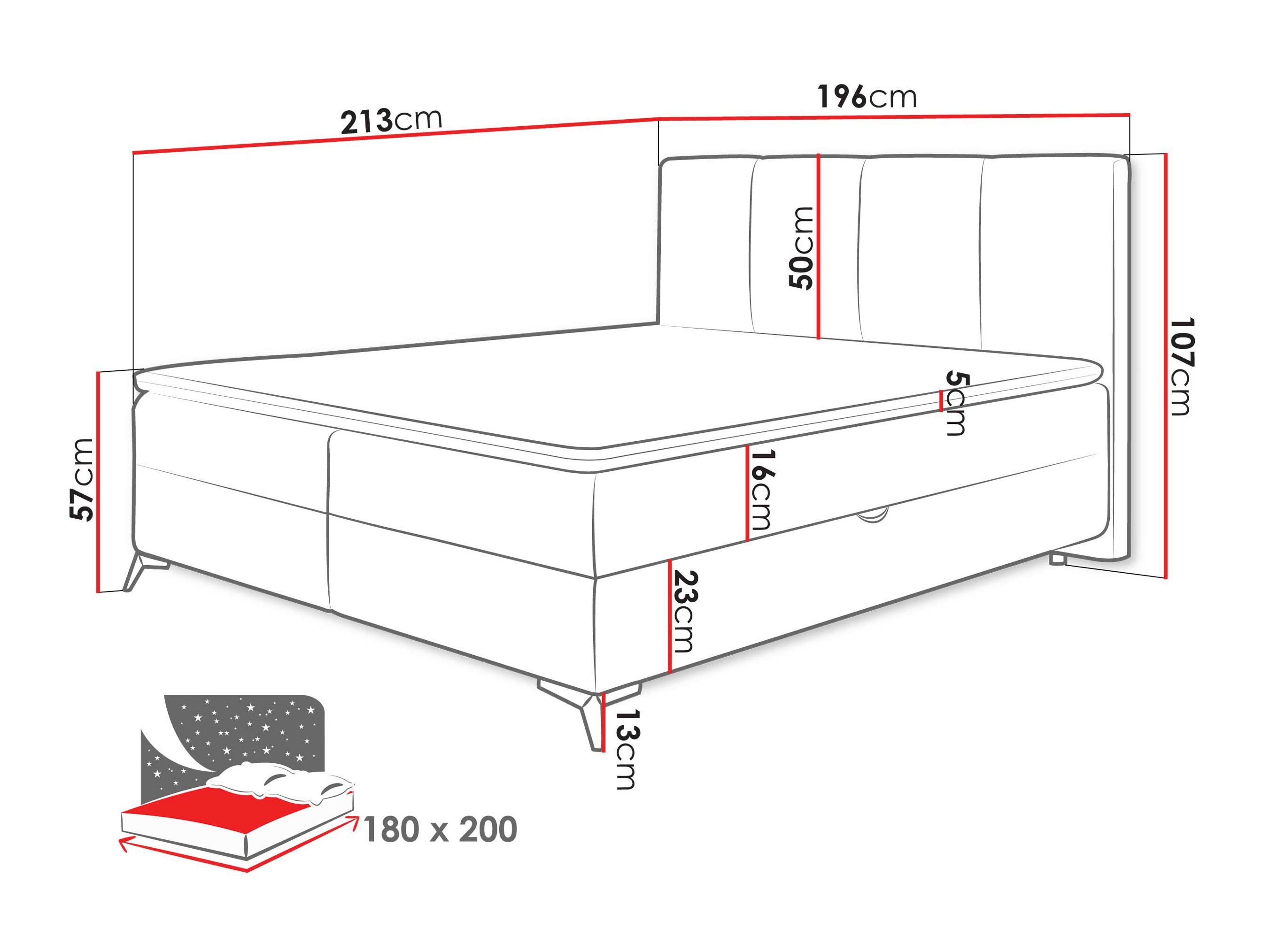 Boxspring postelja Viter (Vibe 07)