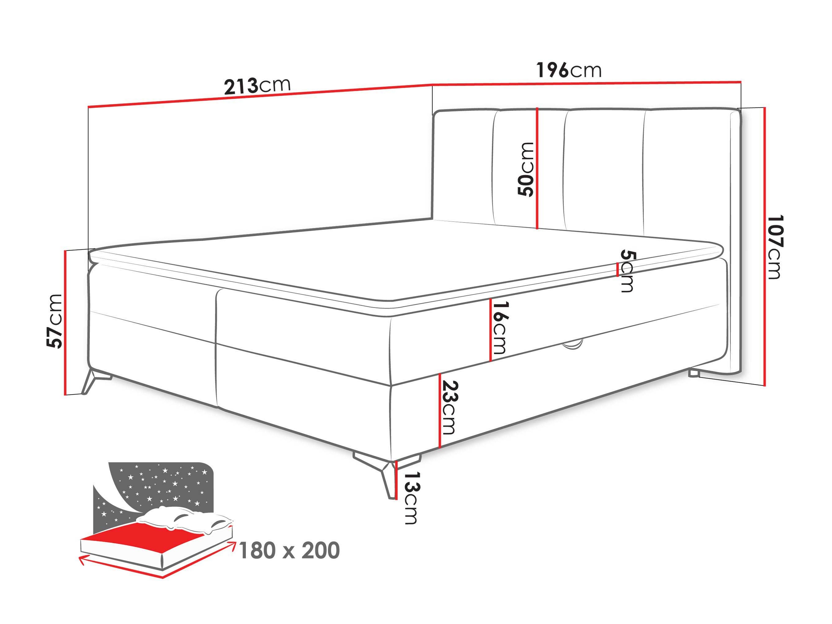 Boxspring postelja Viter (Vibe 26)