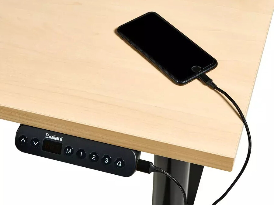 Dvižna pisalna miza Berwyn 3188 (Svetlo rjava)