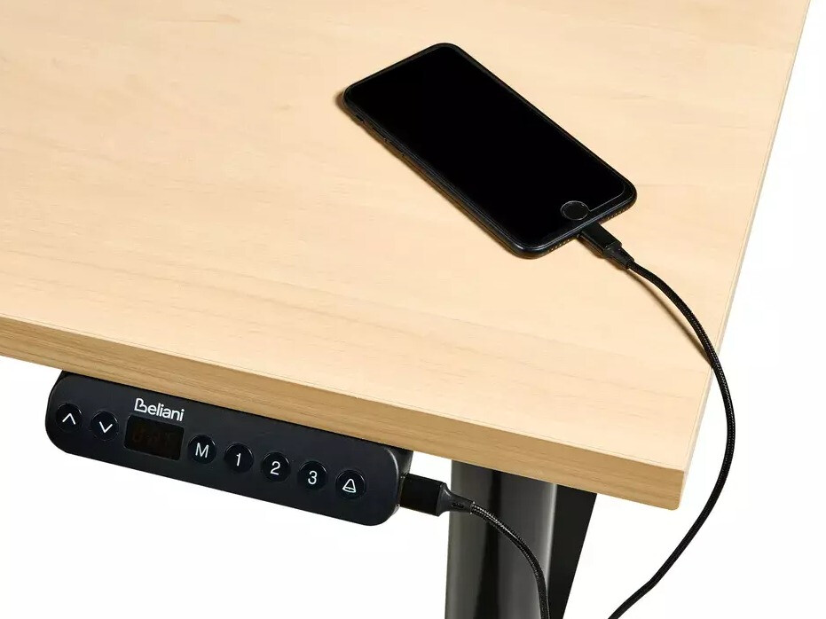 Dvižna pisalna miza Berwyn 3190 (Svetlo rjava)